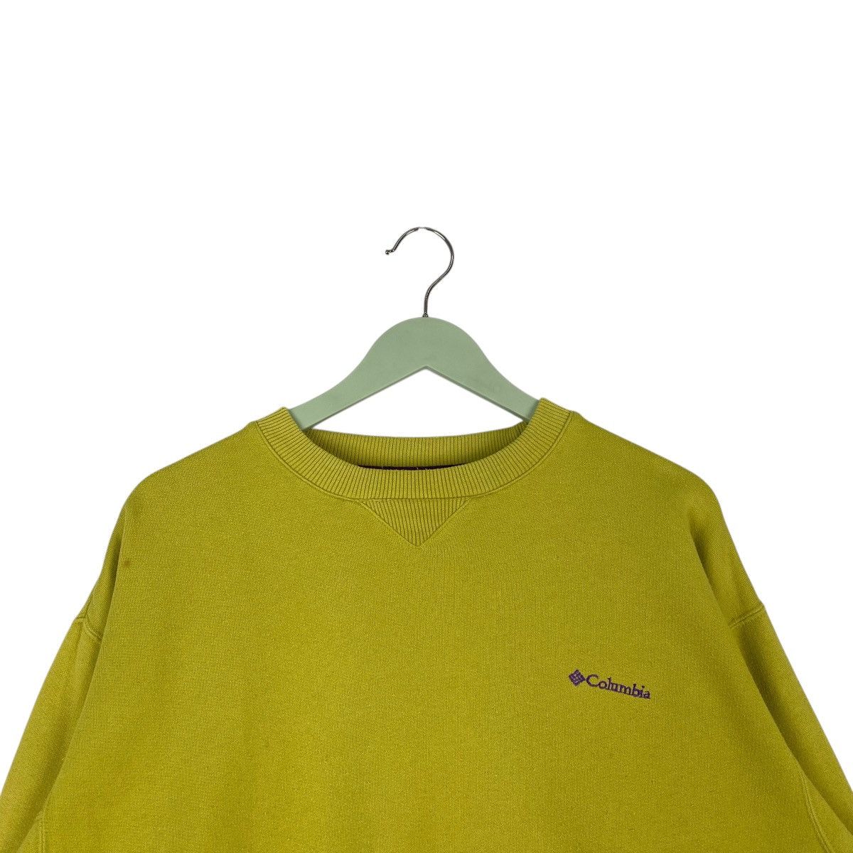 Vintage Vintage Columbia Embroidered Crewneck Sweatshirt Green SizeM Size M / US 6-8 / IT 42-44 - 4 Thumbnail
