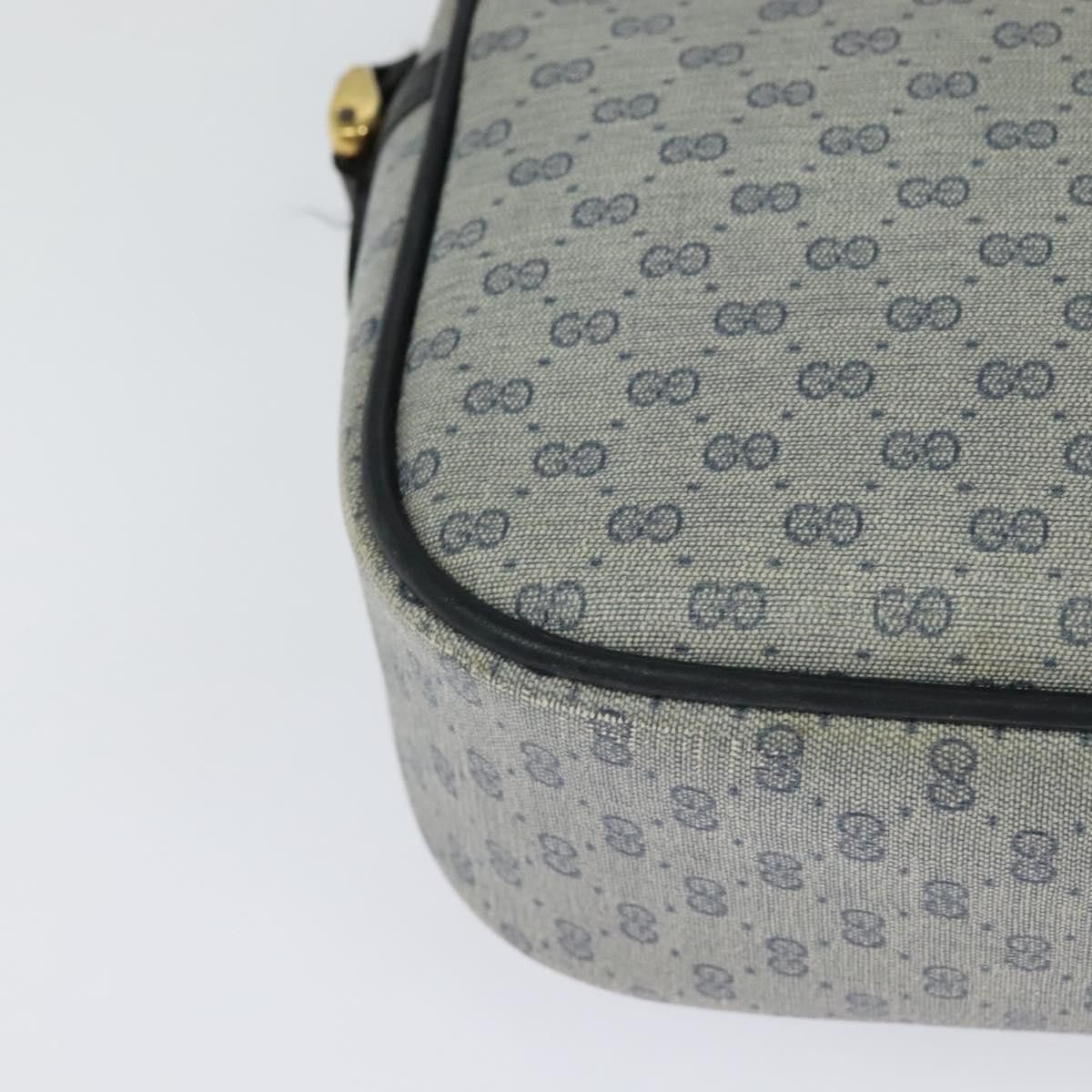 Gucci GUCCI Micro GG Supreme Shoulder Bag Pvc Navy Gold 001 904 Size ONE SIZE - 12 Thumbnail