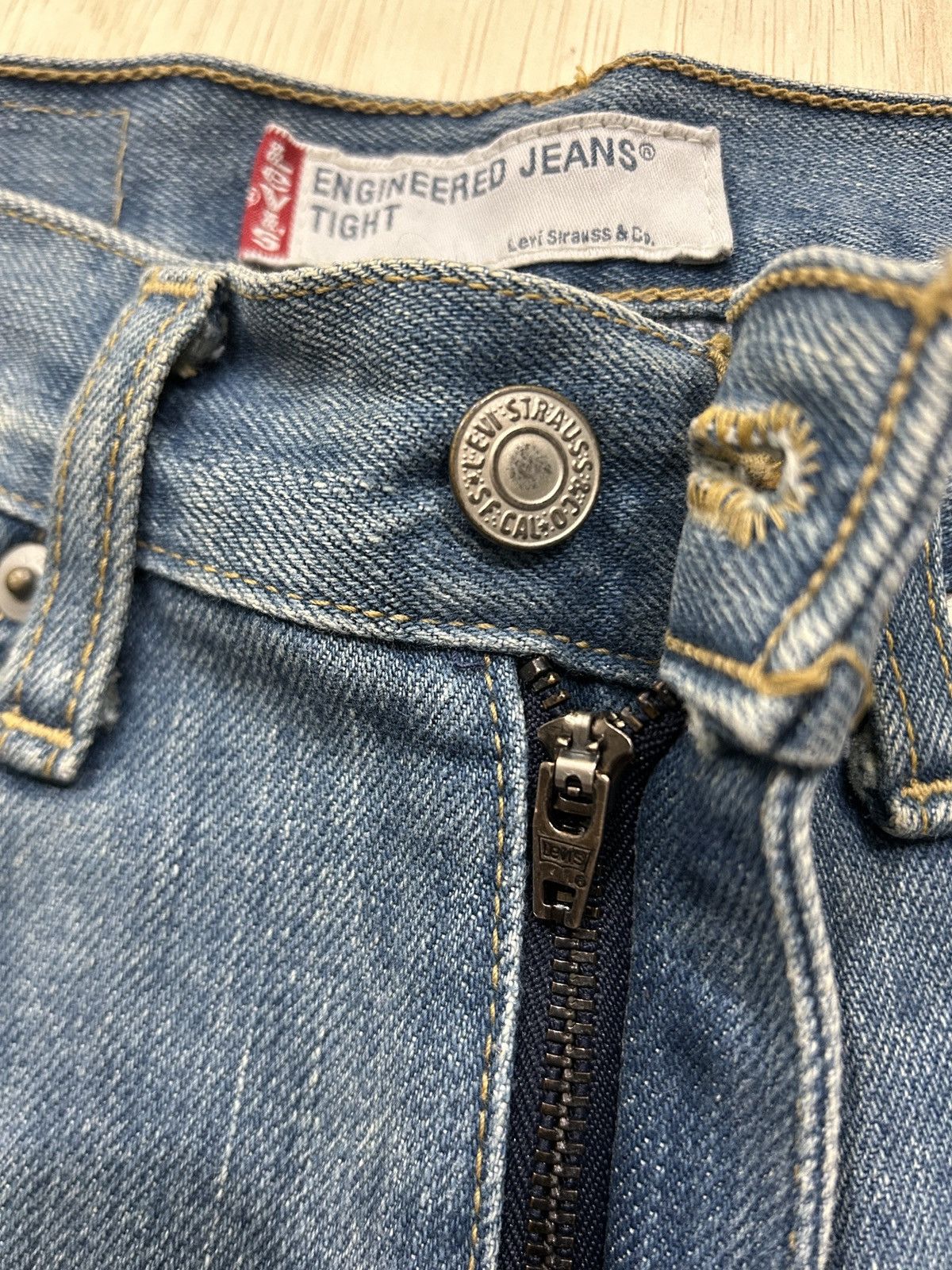 Levi's y2k Levis Engineered ‘TeenAge Riot’ Ads Poem Size US 28 / EU 44 - 3 Thumbnail