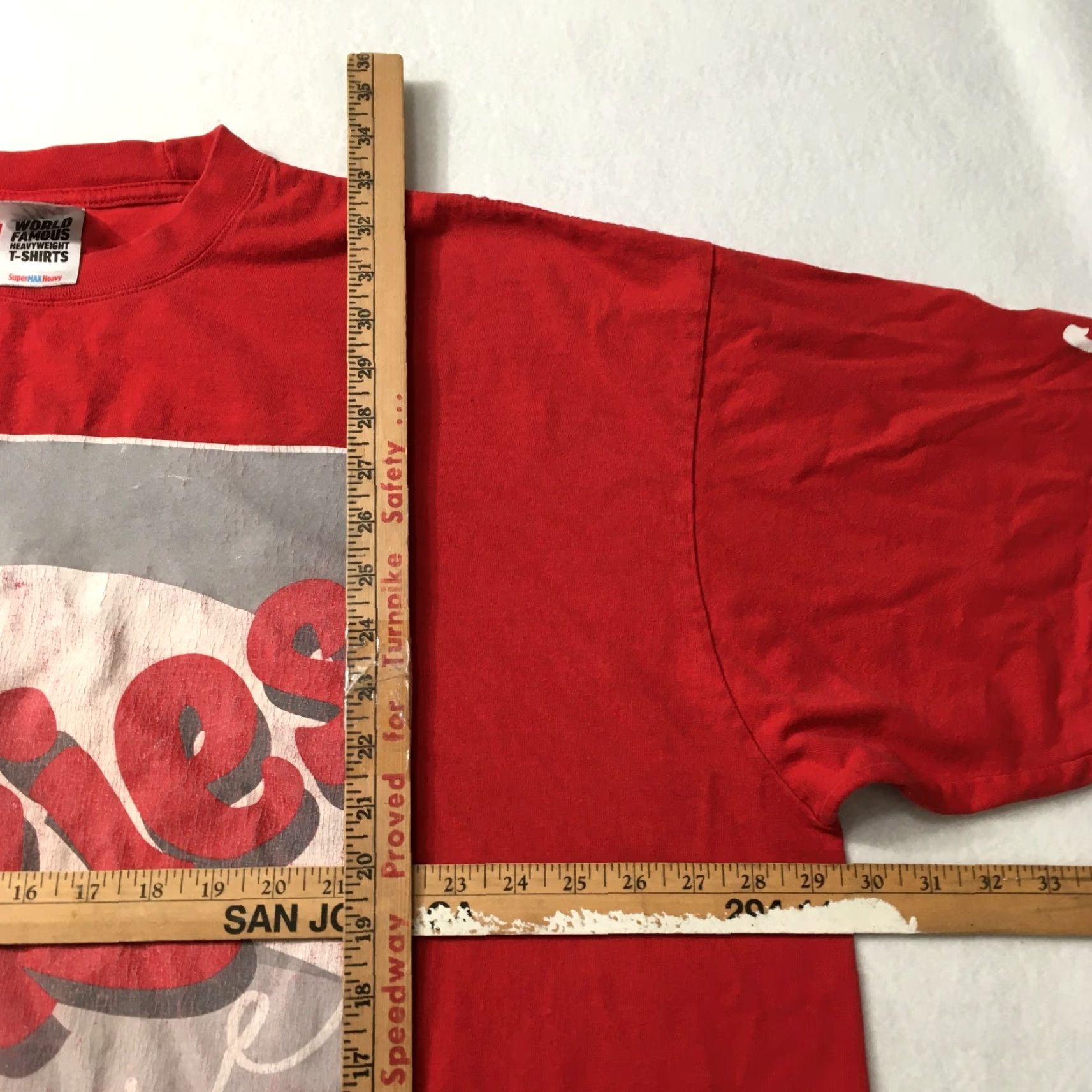 Vintage Shaka Wear Cookies Shirt Mens Red Graphic Logo Streetwear Tee T-Shirt 4XL Size US XXL / EU 58 / 5 - 7 Thumbnail