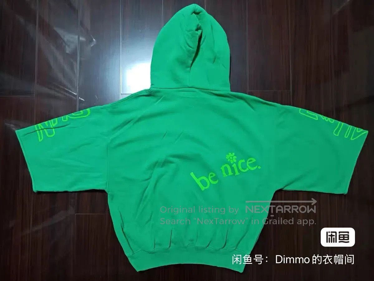ERL ERL x CDG Green Daisy 3/4 Sleeve Hoodie. Size US S / EU 44-46 / 1 - 6 Thumbnail