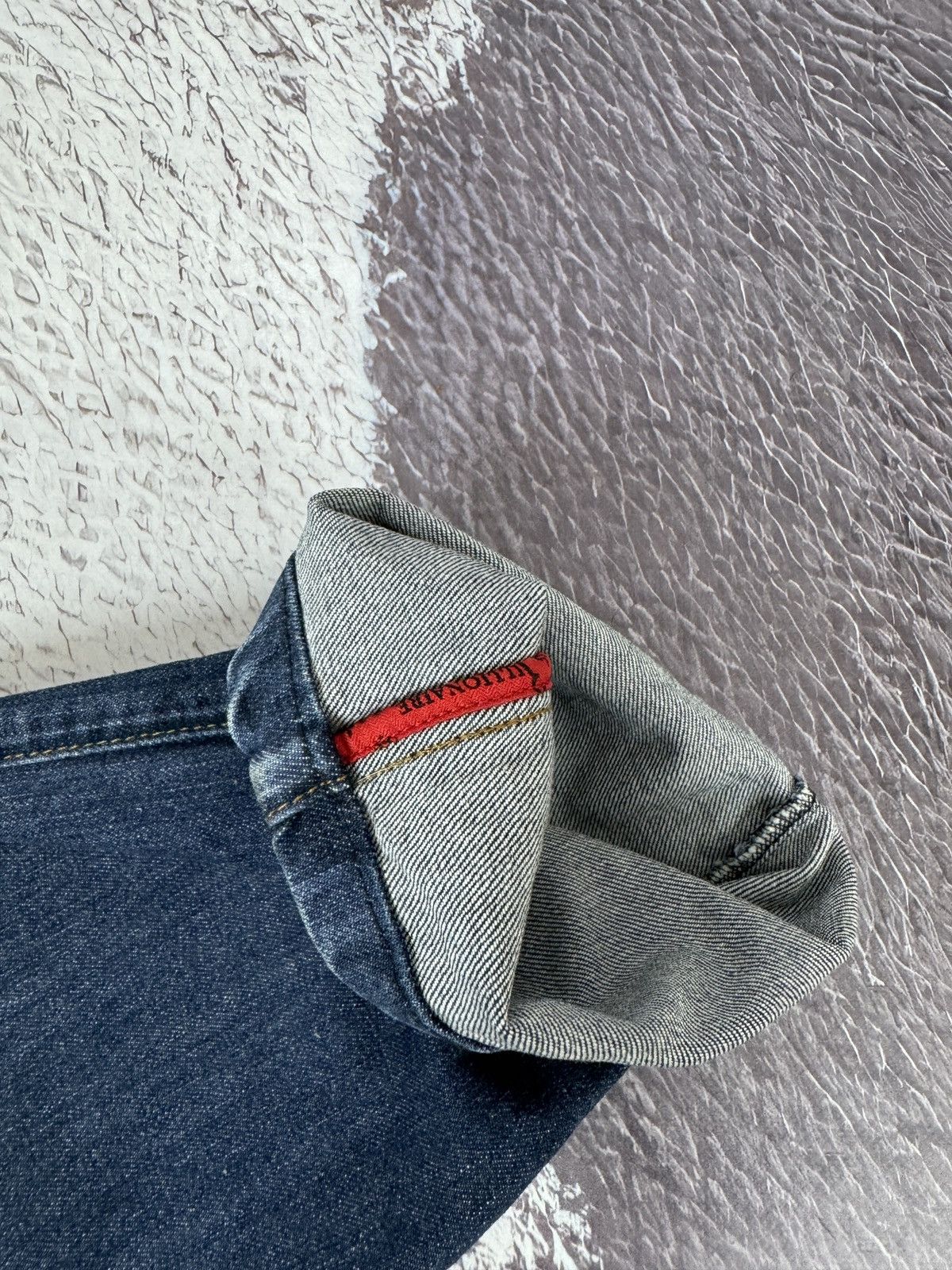 Billionaire Couture Billionaire Couture embroidered multilogo indigo jeans Size US 34 / EU 50 - 23 Thumbnail