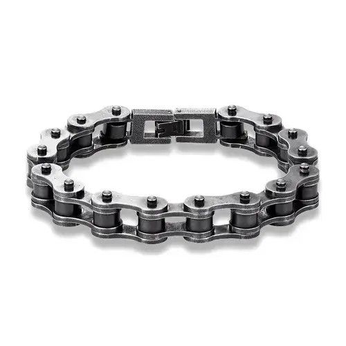 Jewelry Vintage Bicycle Chain Wide Bracelet Punk Gothic Rock Size ONE SIZE - 2 Thumbnail