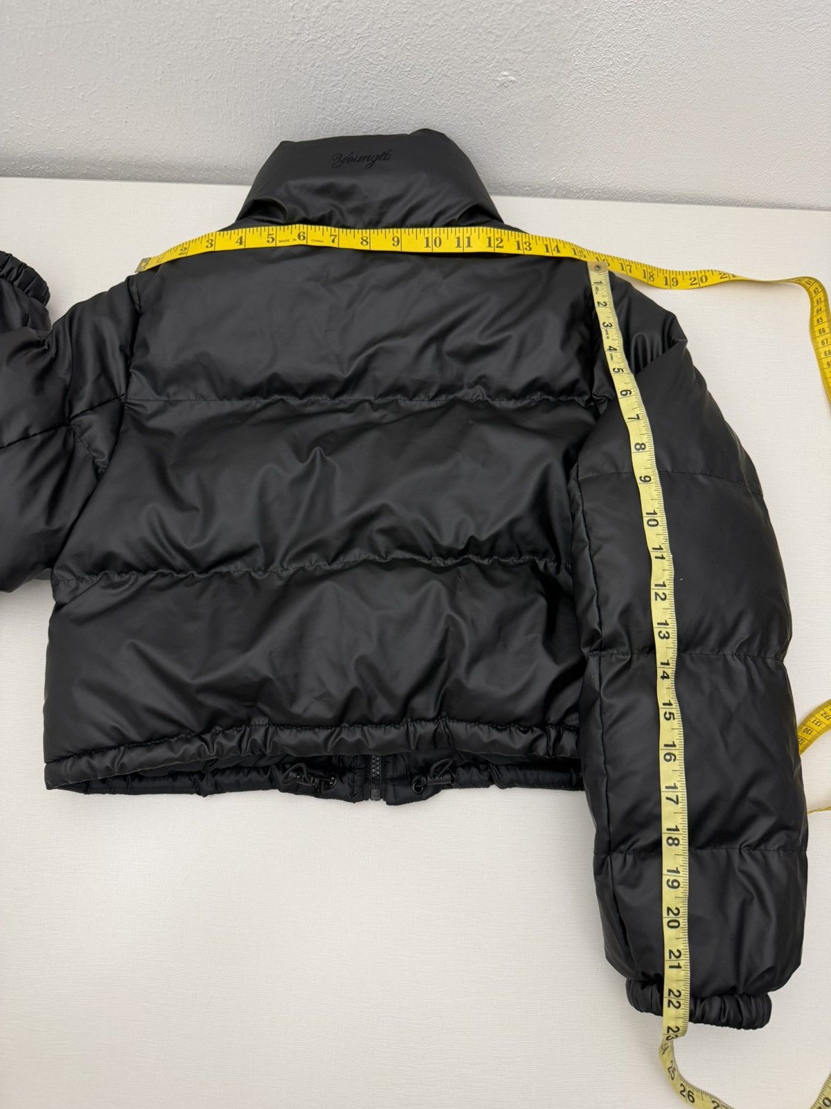YoungLA YoungLA Black Puffer Jacket Cropped Women’s XS Rose Hype Size XS / US 0-2 / IT 36-38 - 8 Thumbnail