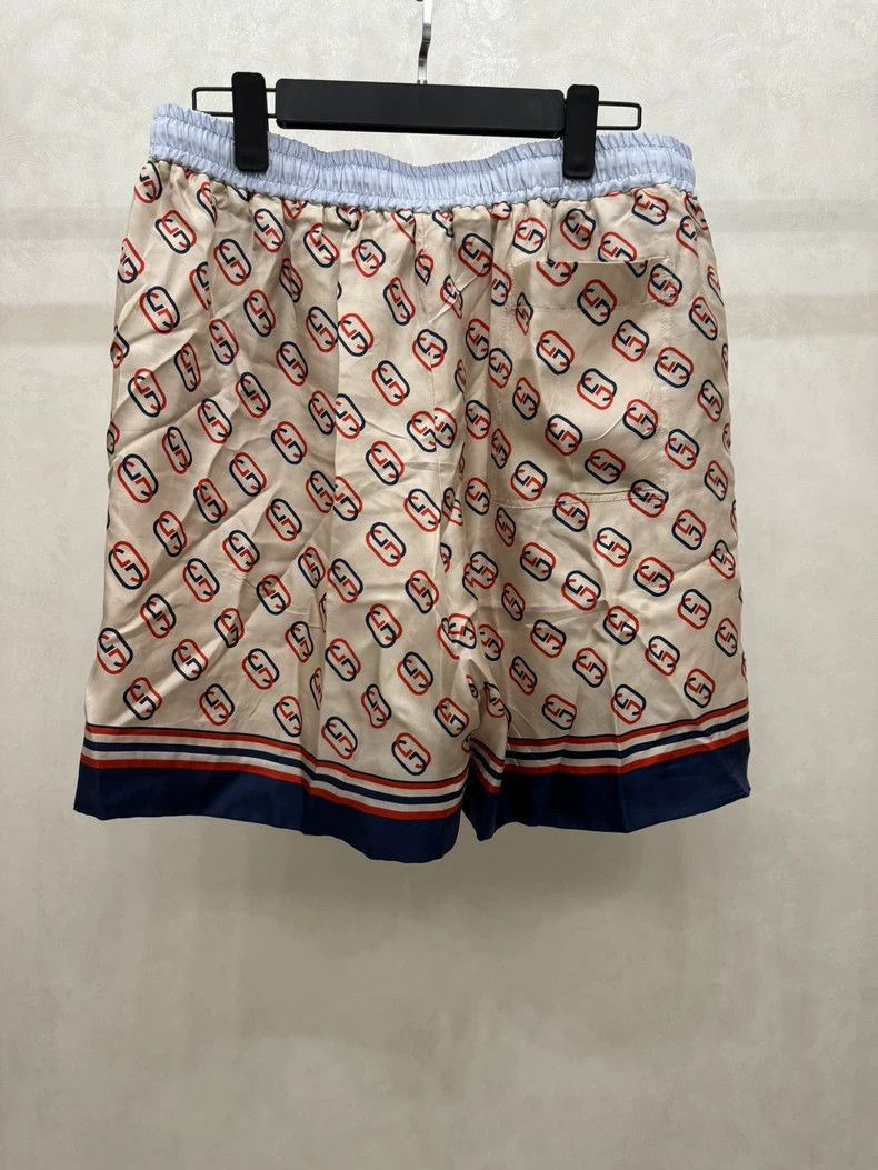 Gucci Gucci Logo Printed Silk Shorts-2505 Size US 44 / EU 60 - 2 Thumbnail