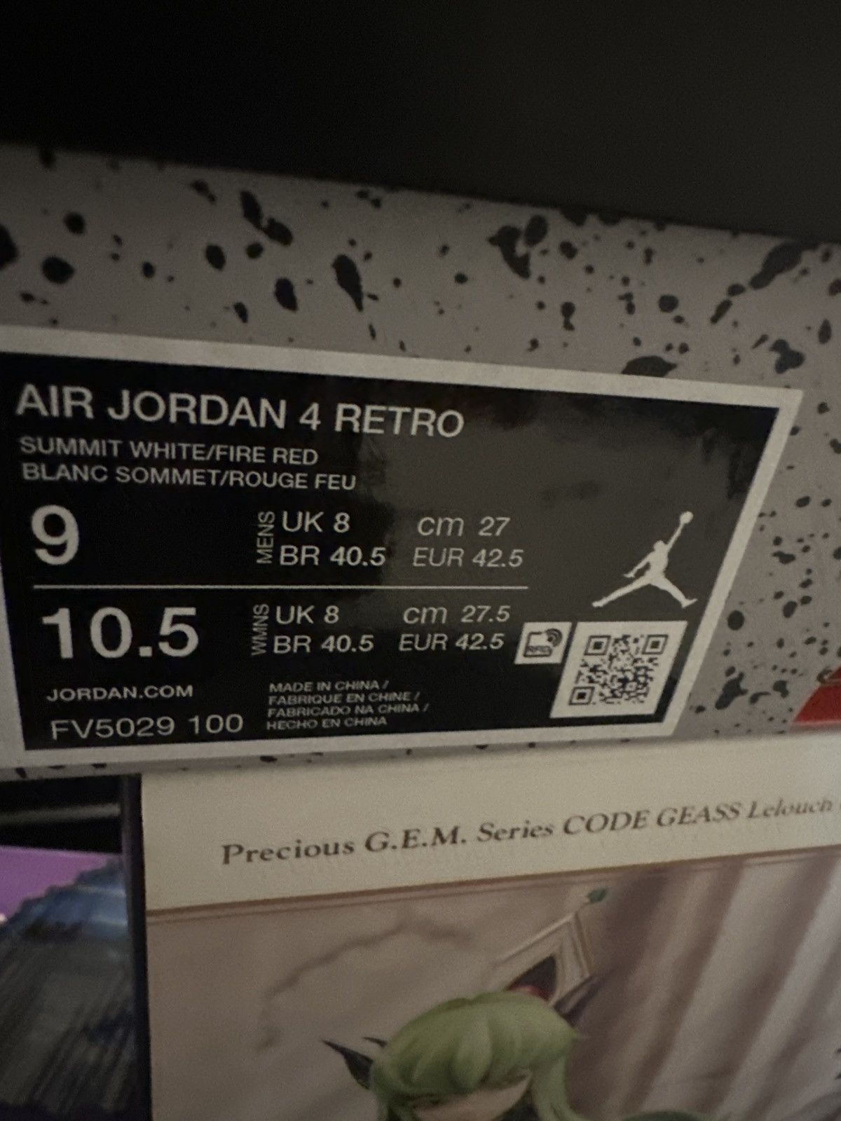 Nike Retro 4 Cements Size US 9 / EU 42 - 4 Thumbnail