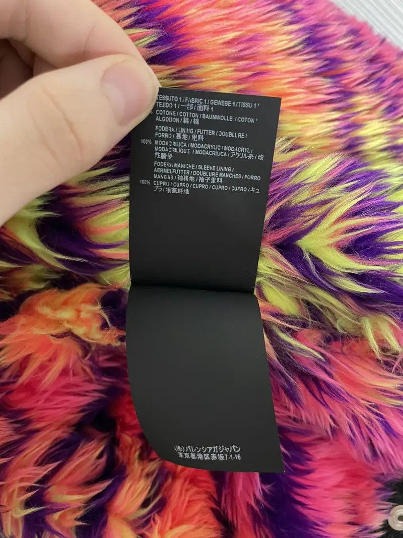 Balenciaga Balenciaga Multicolor fur lined black denim jacket Carti Size US M / EU 48-50 / 2 - 6 Thumbnail