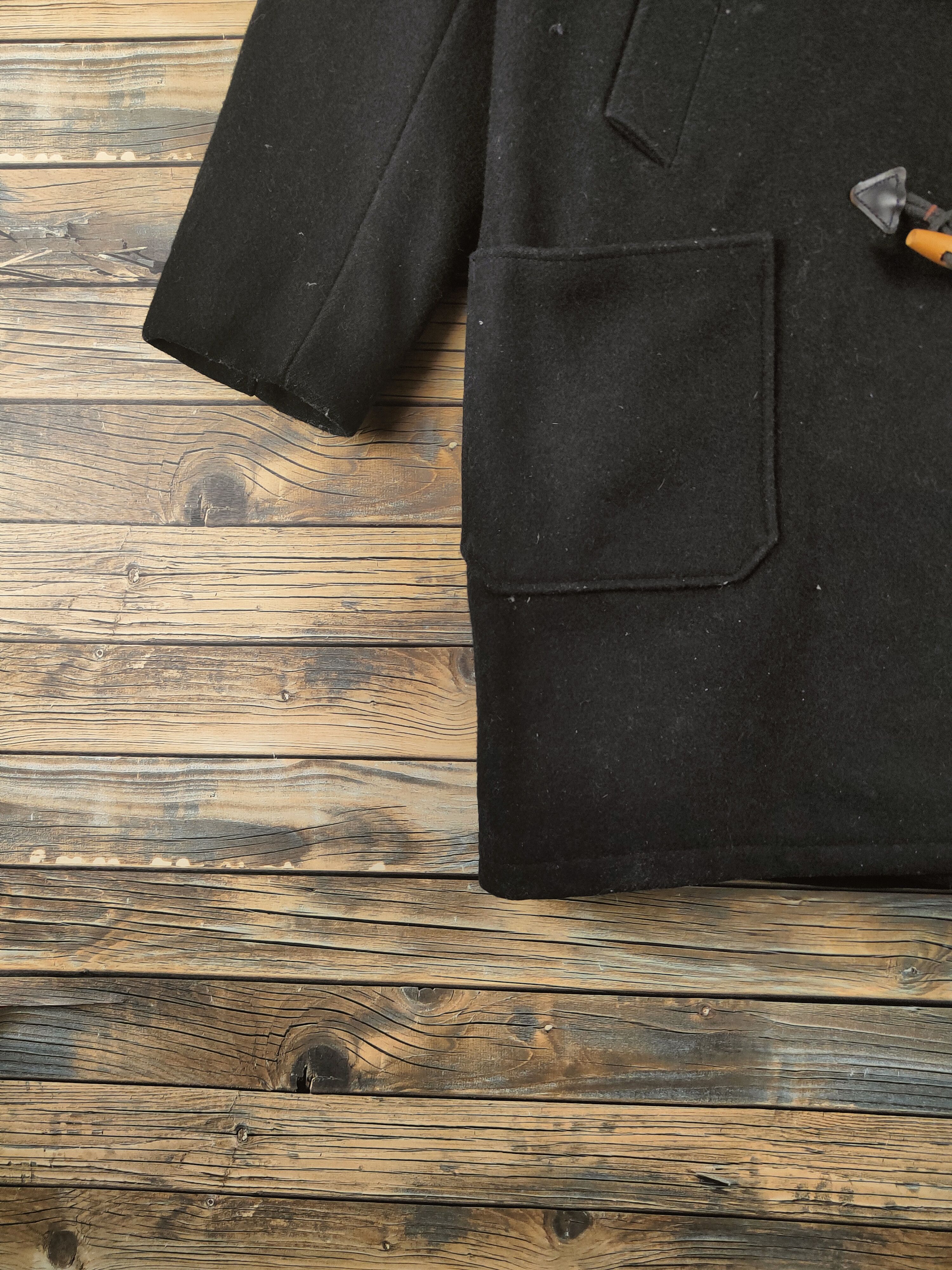 Schott Schott Black Hoodie Duffle Coats #S2869 Size US L / EU 52-54 / 3 - 4 Thumbnail