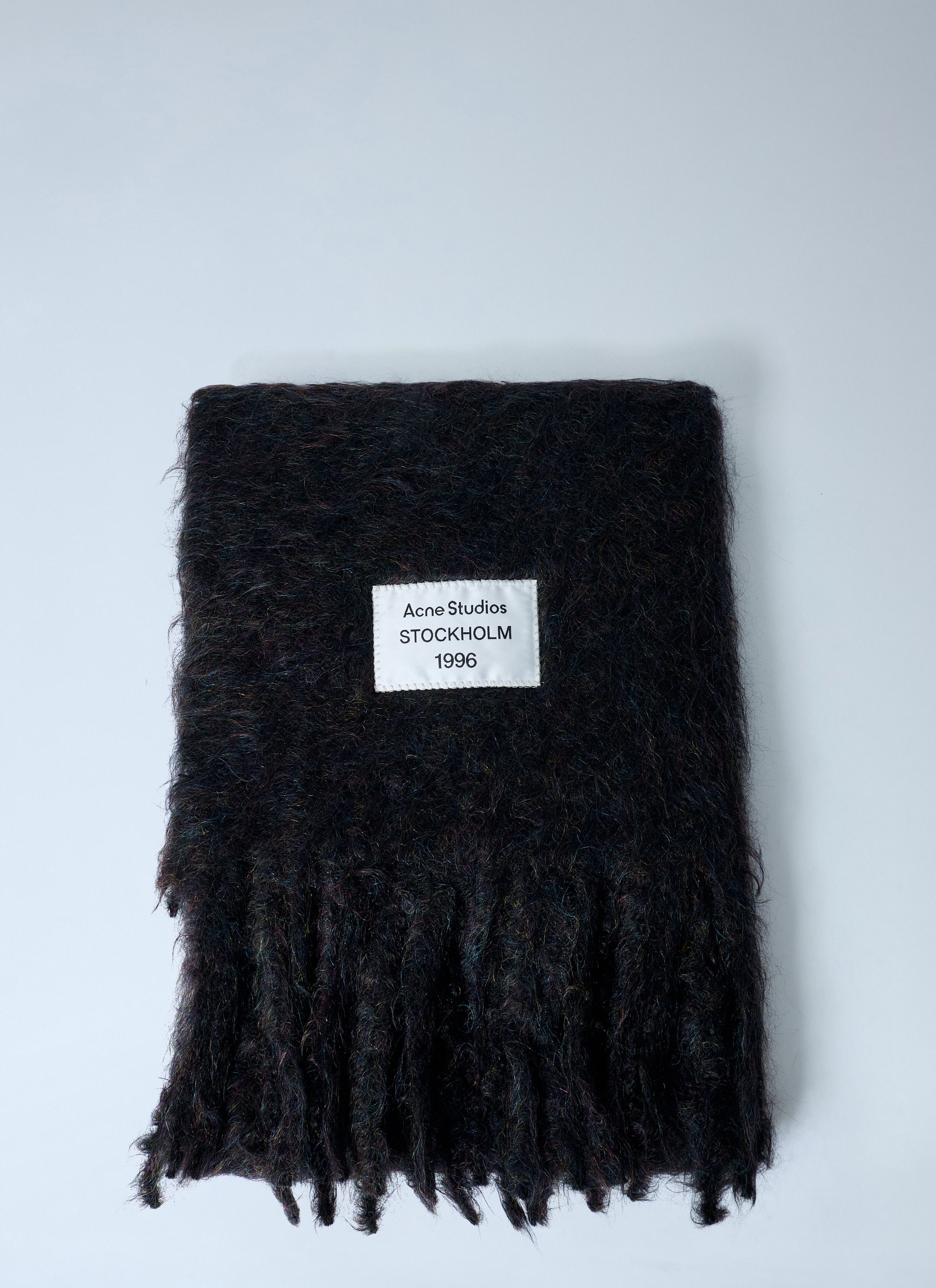 Acne Studios Fringed Wool-Blend Scarf Size ONE SIZE - 1 Thumbnail