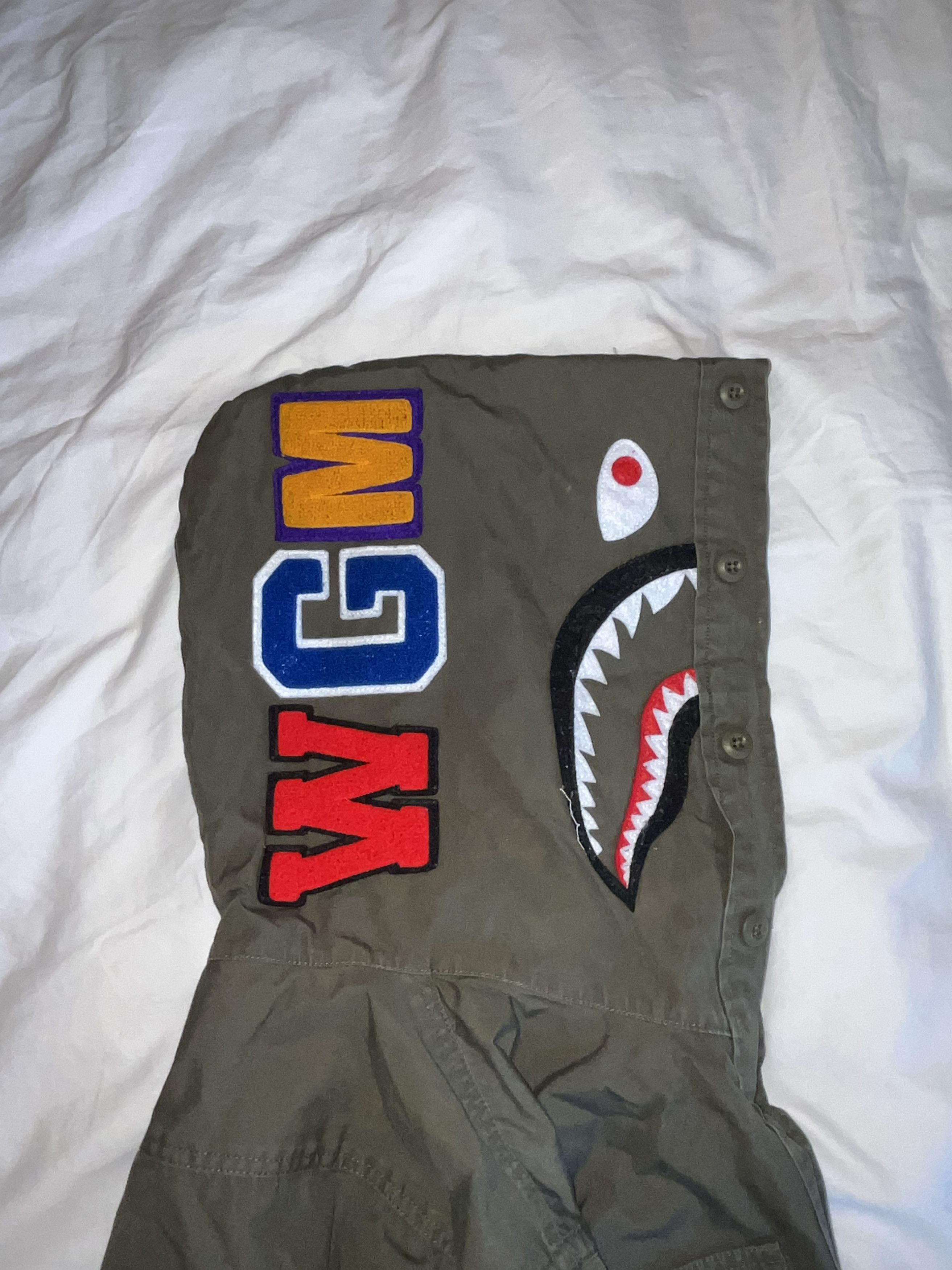 Bape Shark Shirt Hoodie Size US M / EU 48-50 / 2 - 3 Thumbnail