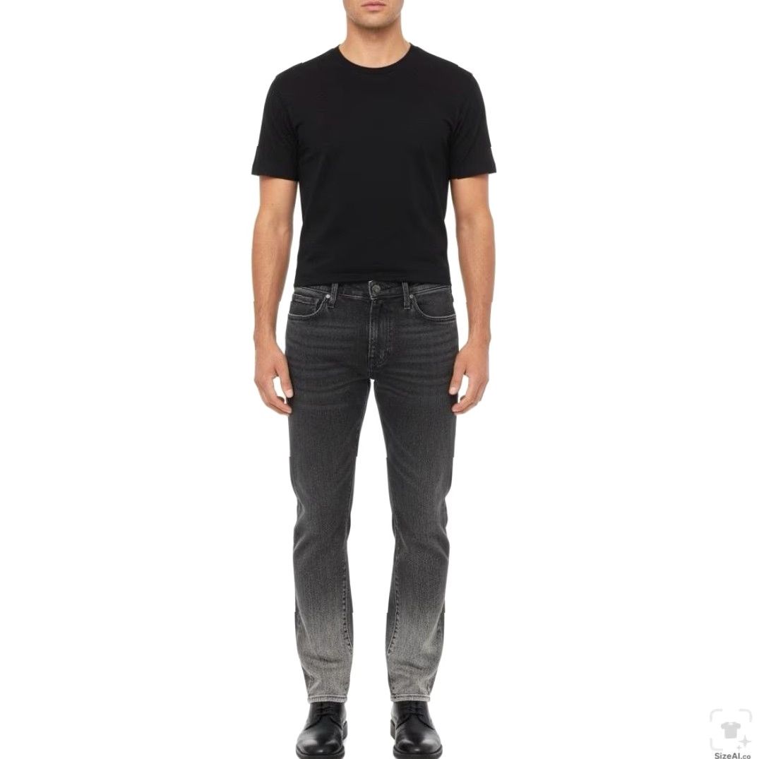 Levi's Levi's 511 Jeans Mens 30x32 Gray Dark Wash Slim Tapered Stretch Denim Zip Size US 30 / EU 46 - 4 Thumbnail