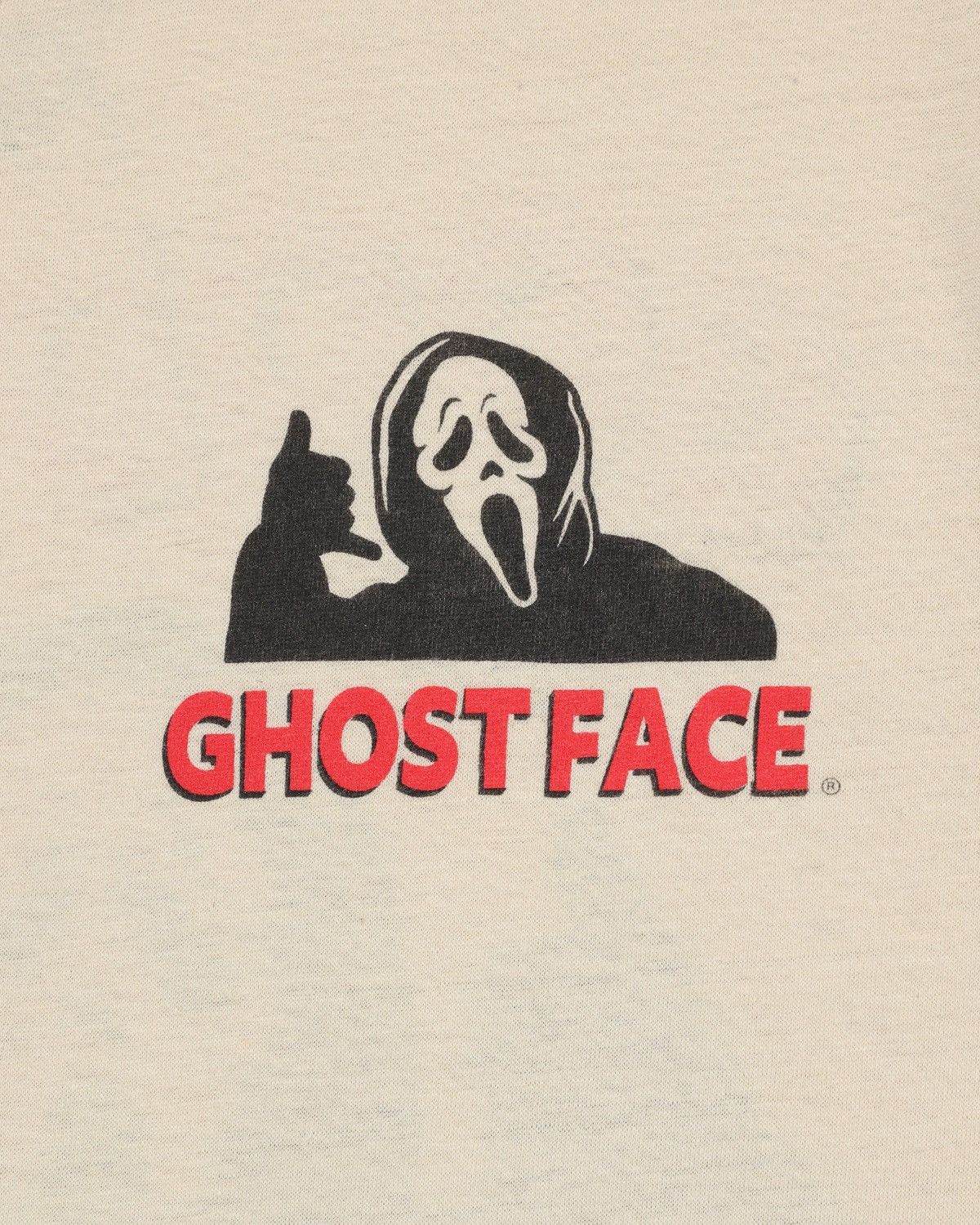 Vintage Ghost Face Graphic Tee Size US S / EU 44-46 / 1 - 4 Thumbnail
