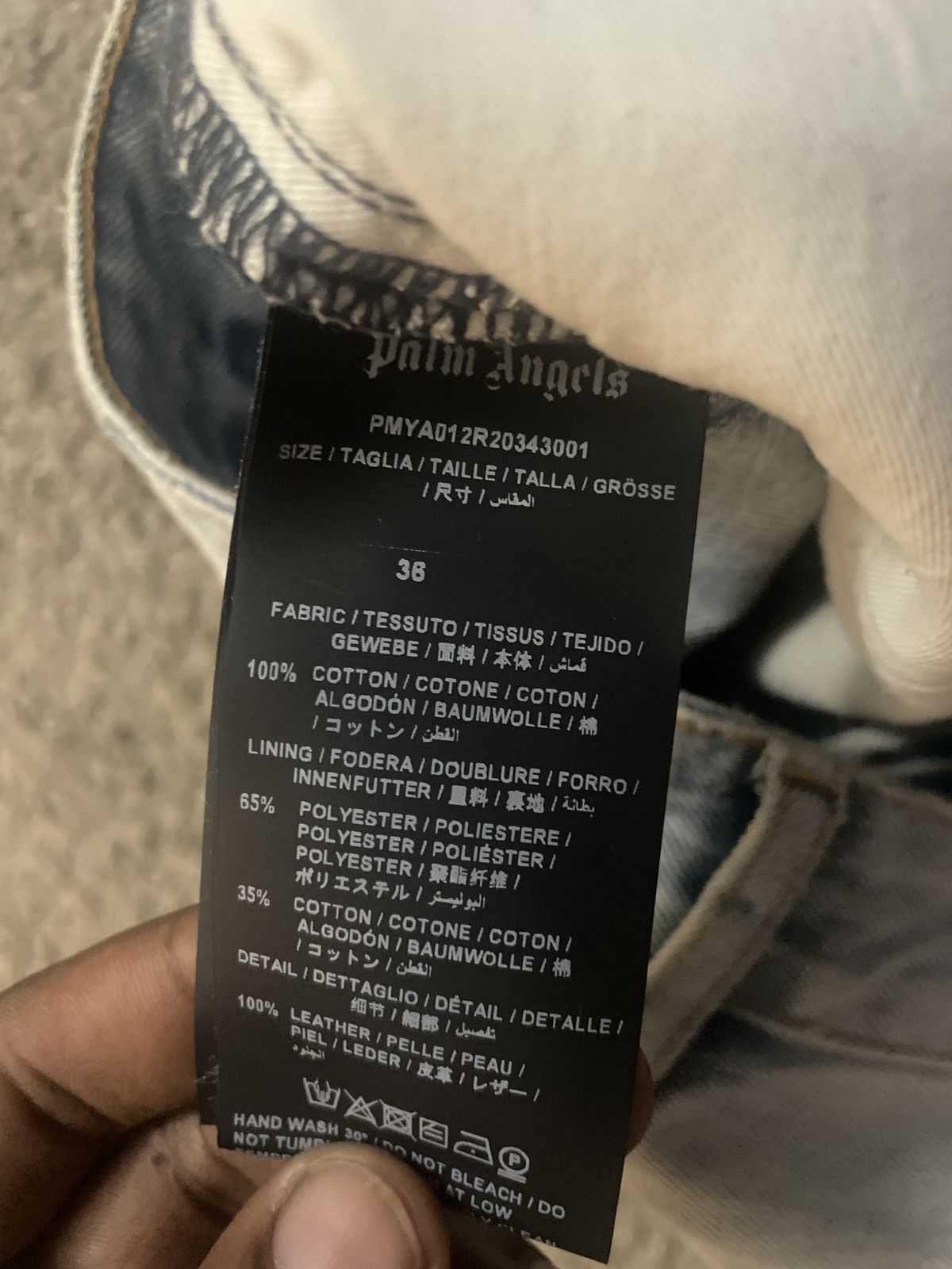 Palm Angels Palm Angel Logo Jeans Size US 38 / EU 54 - 6 Thumbnail