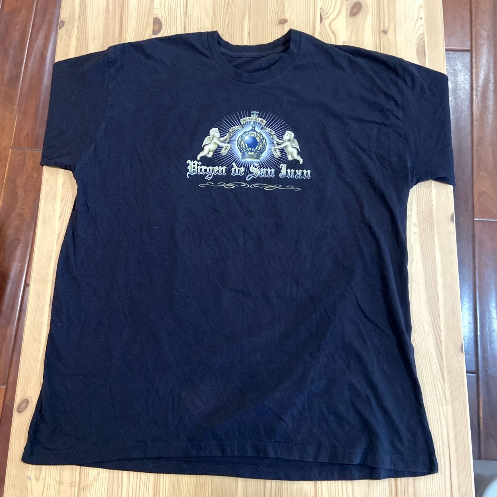 Vintage VINTAGE Rock Revolucion T-Shirt Short Sleeve Crew Neck XL Double Sided Black Cotton Men Virgen De San Juan De Los Lagos Graphic Print 22X28 C1 Size US XL / EU 56 / 4 - 2 Thumbnail