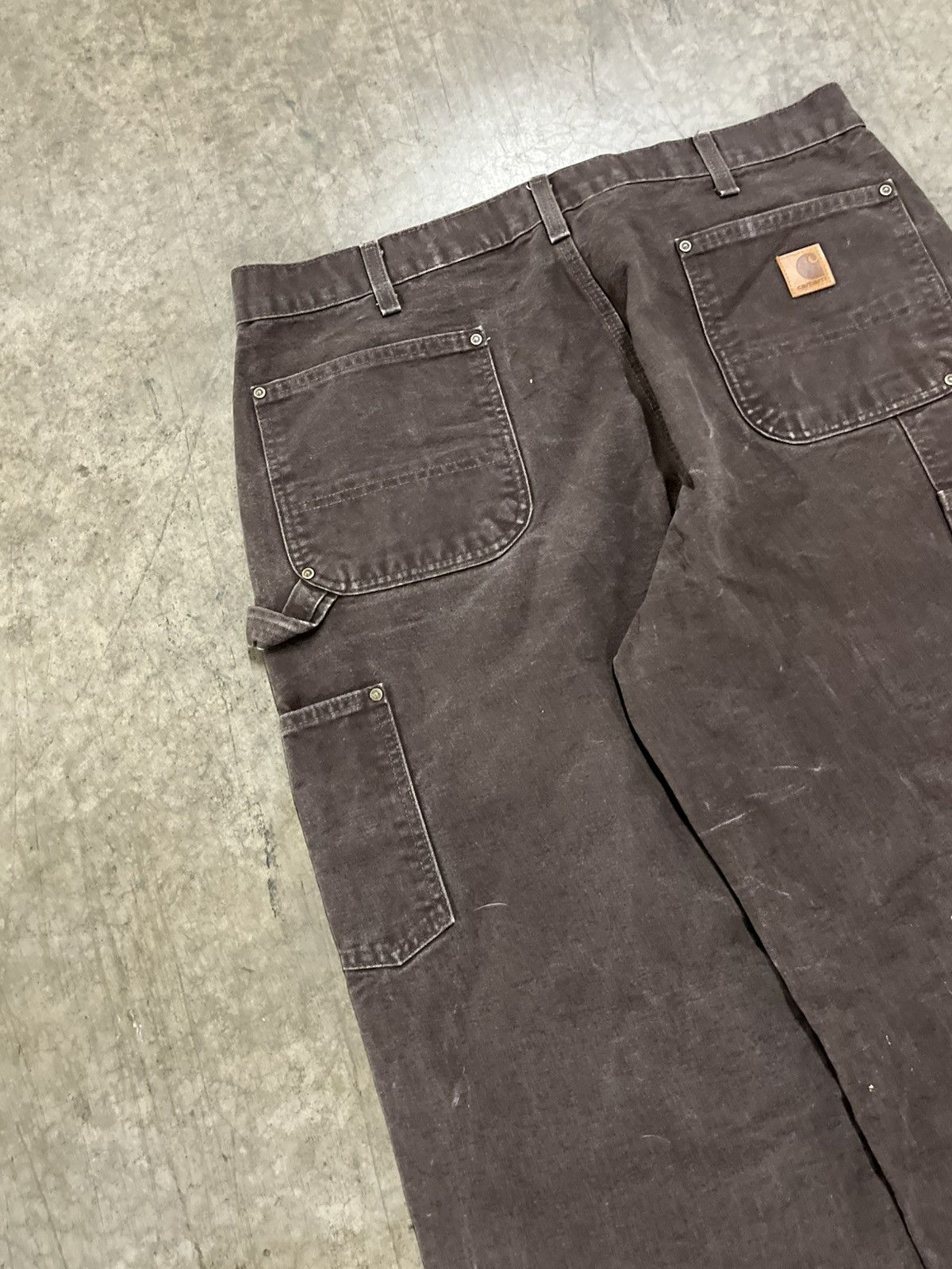 Carhartt Carhartt double knees mocha brown streetwear hype rare baggy Size US 36 / EU 52 - 8 Thumbnail