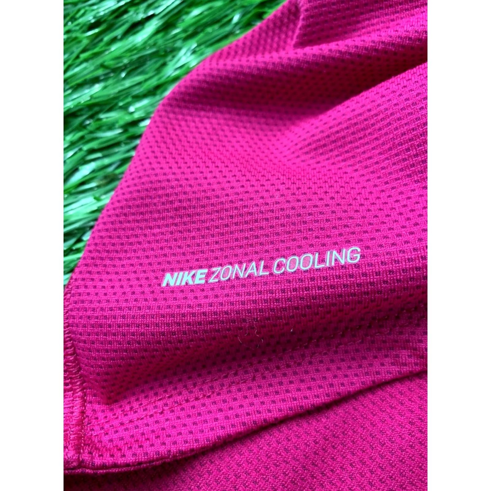 Nike Nike Zonal Cooling Training Shirt Women L Pink Jersey Short Sleeve Reflective Logo Running 60cm 52cm Size L / US 10 / IT 46 - 8 Thumbnail