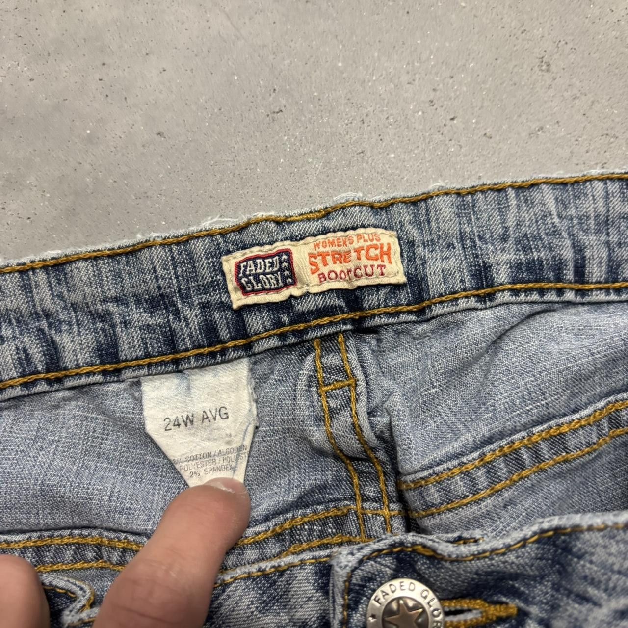 Japanese Brand × Vintage Crazy Vintage Y2K/2000s Baggy Grunge Light Wash Denim Jeans! Size US 40 / EU 56 - 8 Thumbnail