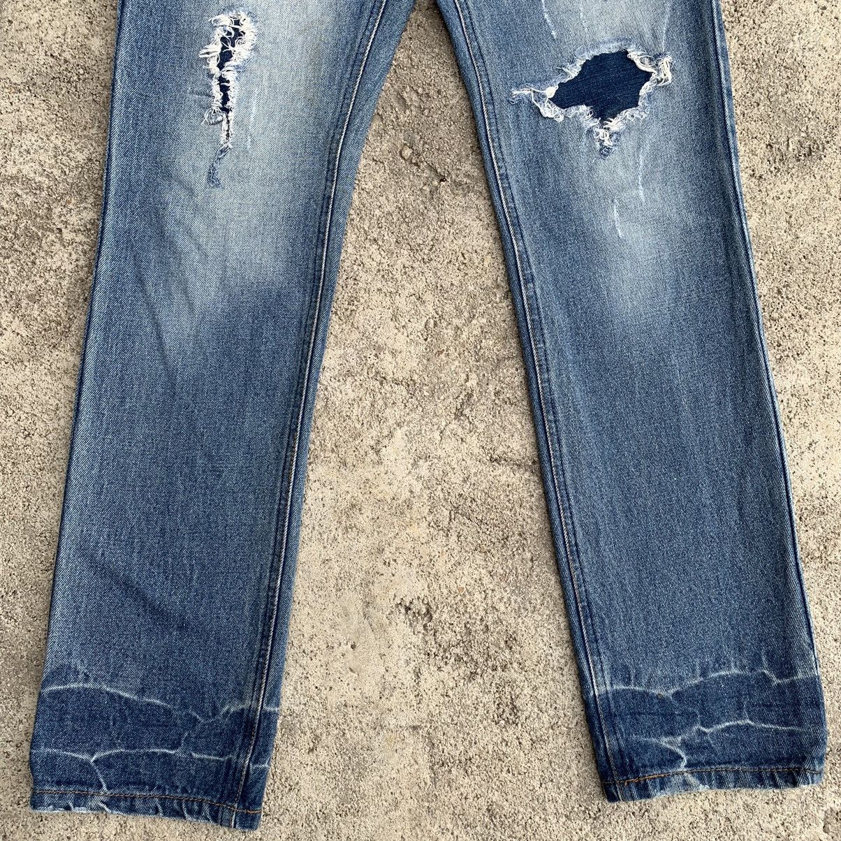 Hysteric Glamour Y2K Grunge Style Vintage Ripped ANAP Distressed Jeans W31 Size US 31 - 4 Thumbnail