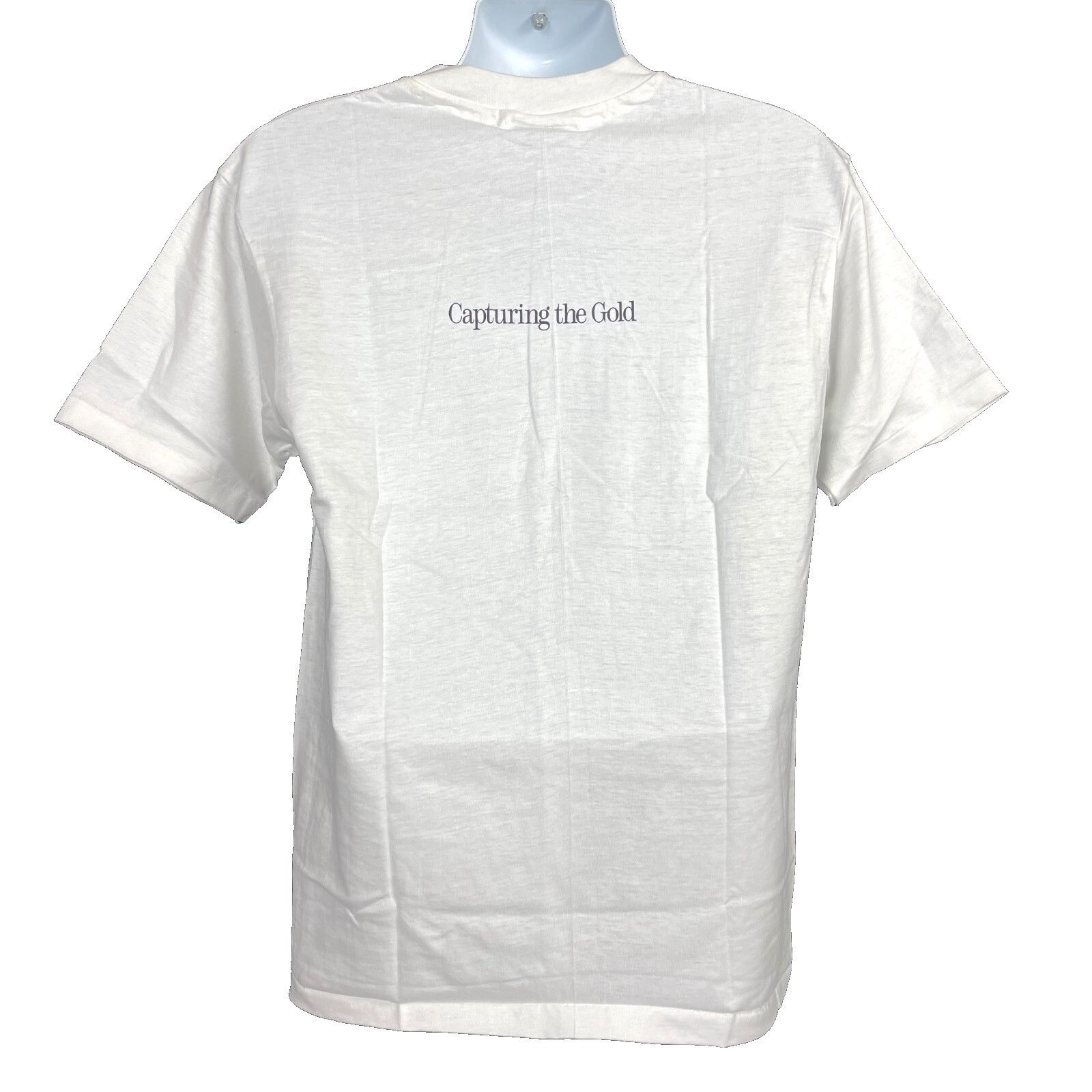 Hanes Lotus Software Capturing The Gold Mens Vtg T-Shirt size Larg Size US L / EU 52-54 / 3 - 3 Thumbnail
