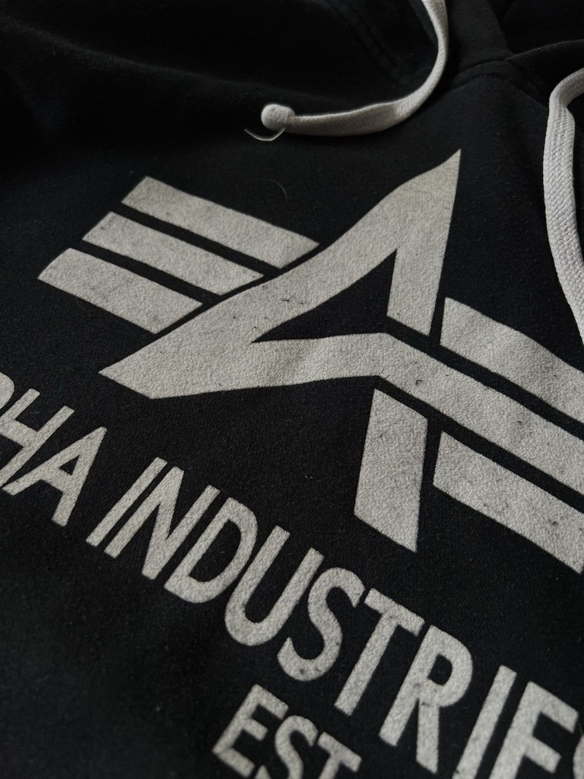 Alpha Industries × Vintage ‼️Vintage Rare Alpha Industries Bug Logo Aviator Hoodie‼️ Size US L / EU 52-54 / 3 - 12 Thumbnail