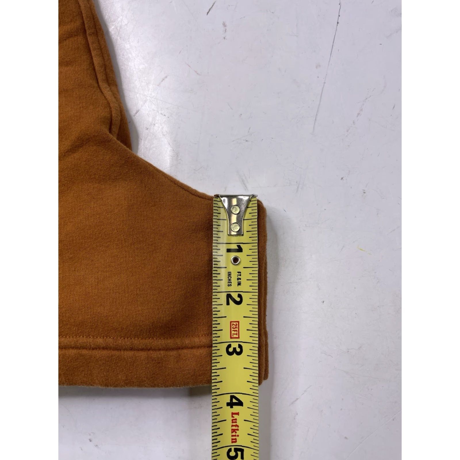 Lululemon Lululemon Loungeful Shorts High-Rise 4" Orange Fleece Athleisure Size 12 Women Size 34" / US 12 / IT 48 - 3 Thumbnail