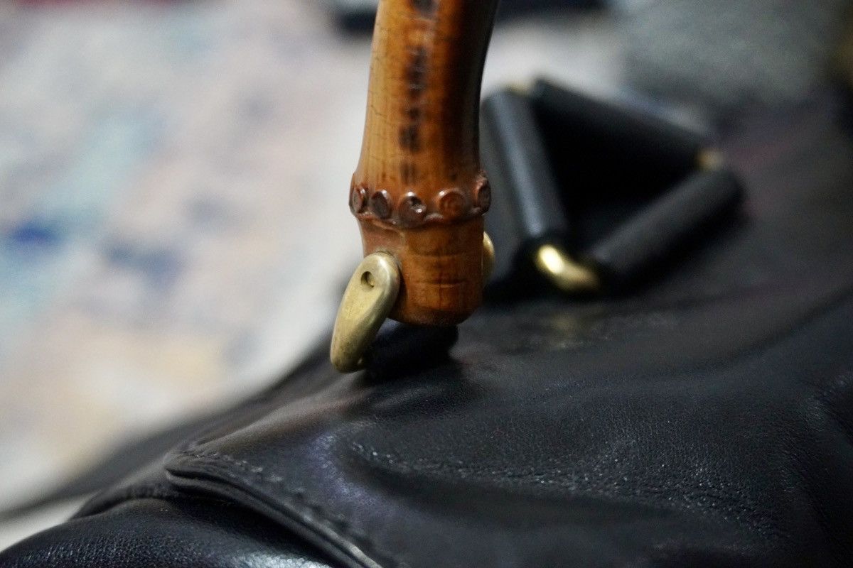 Gucci × Vintage Vtg Gucci bamboo bagpack in great condition Size ONE SIZE - 10 Thumbnail