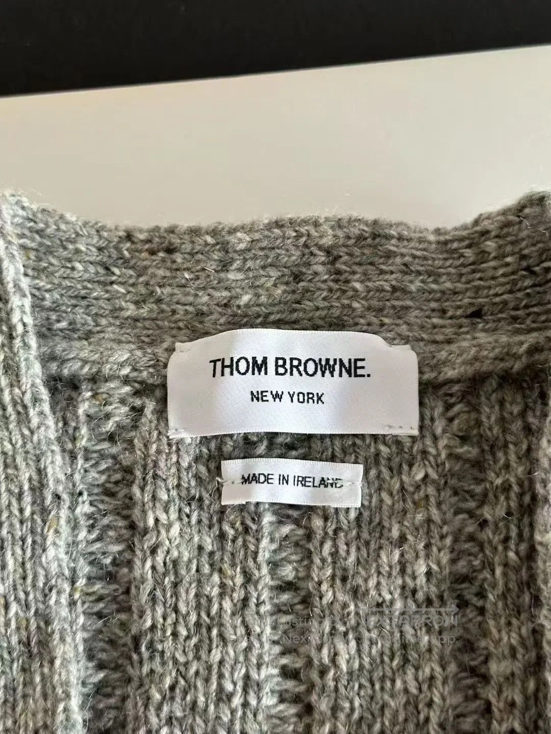 Thom Browne Thom Browne Gray Wool Cardigan. Size US M / EU 48-50 / 2 - 3 Thumbnail