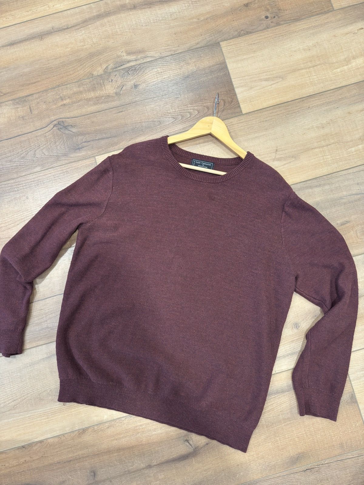 Other Burgundy Luca Centurion Sweater XL Size US XL / EU 56 / 4 - 1 Thumbnail