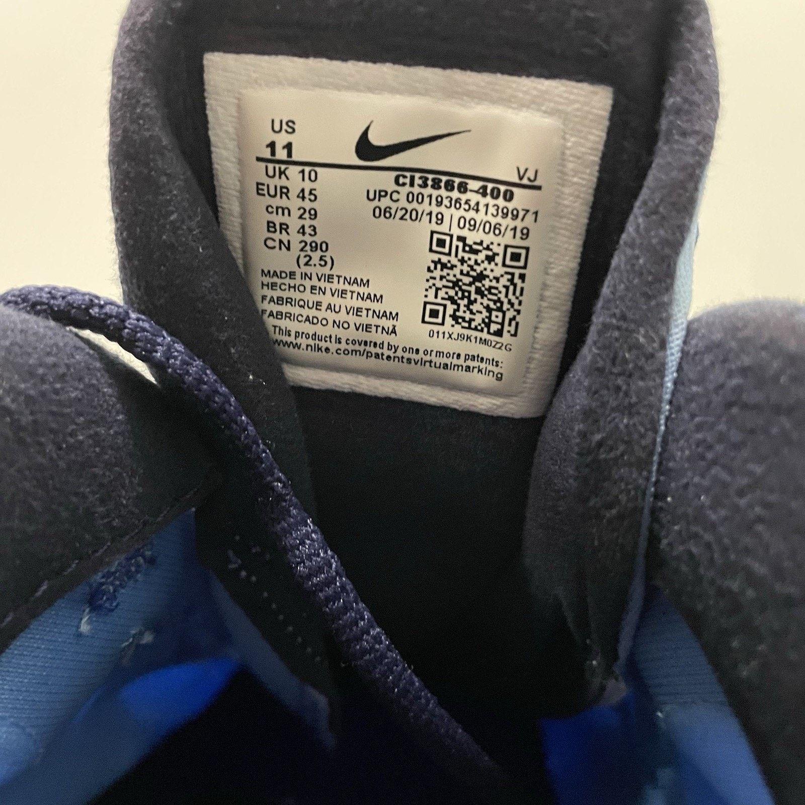 Nike Nike Men’s Air Max 270 React 11 Pacific Blue Athletic Shoes Size US 11 / EU 44 - 6 Thumbnail