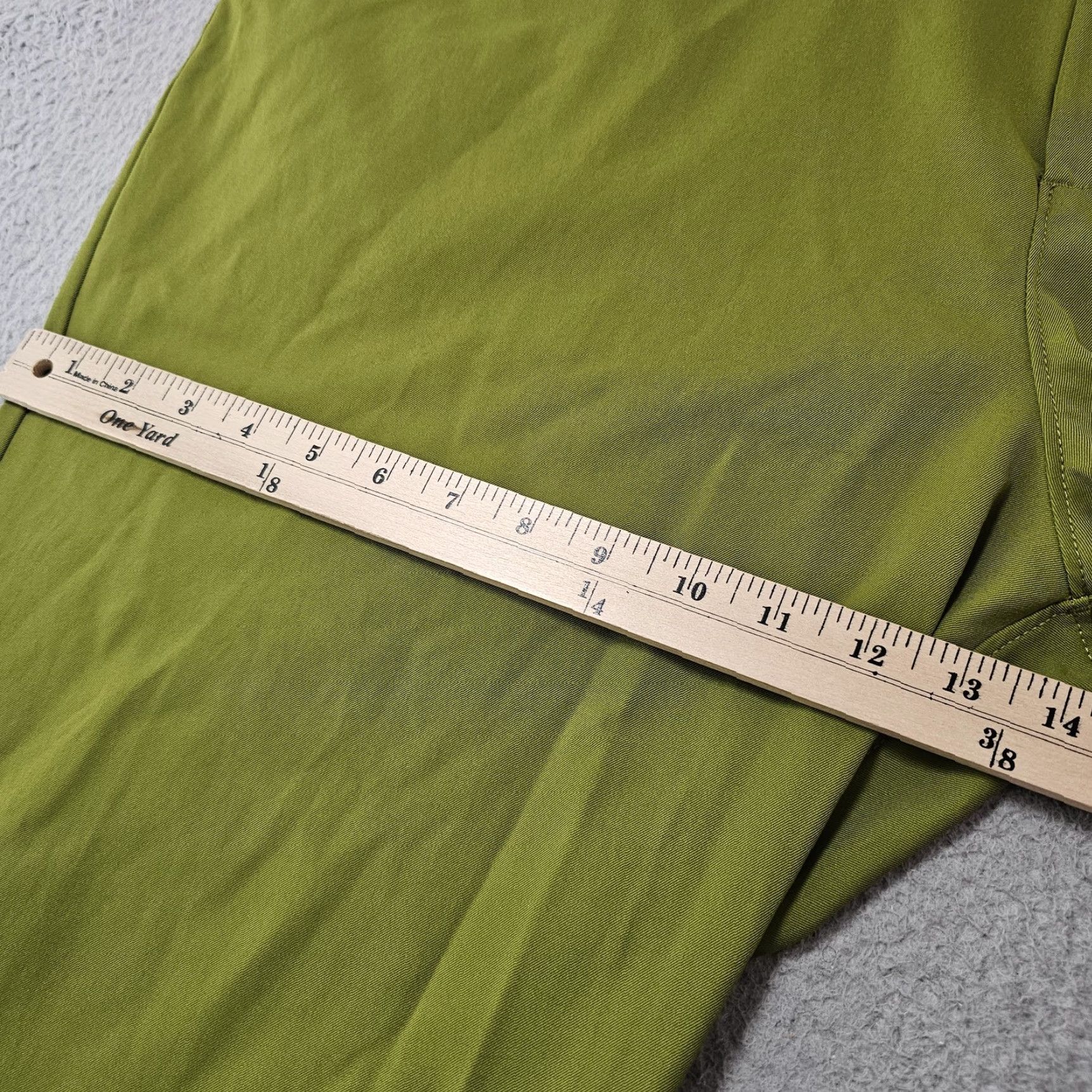 Vintage Public Rec Pants Men 42x26 Green Stretch Performance Chino Casual Travel Everyday Workwear Size US 42 / EU 58 - 5 Thumbnail