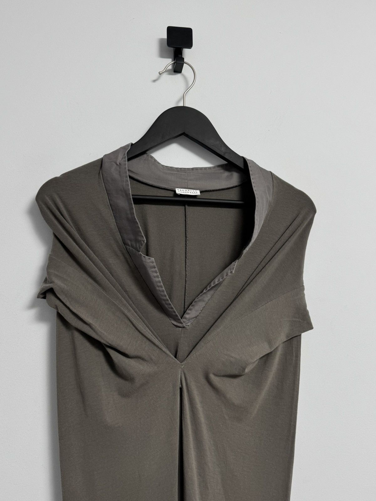 Brunello Cucinelli Brunello Cucinelli Women’s Sleeveless Dress — V-Neck, Midi Size M / US 6-8 / IT 42-44 - 2 Thumbnail