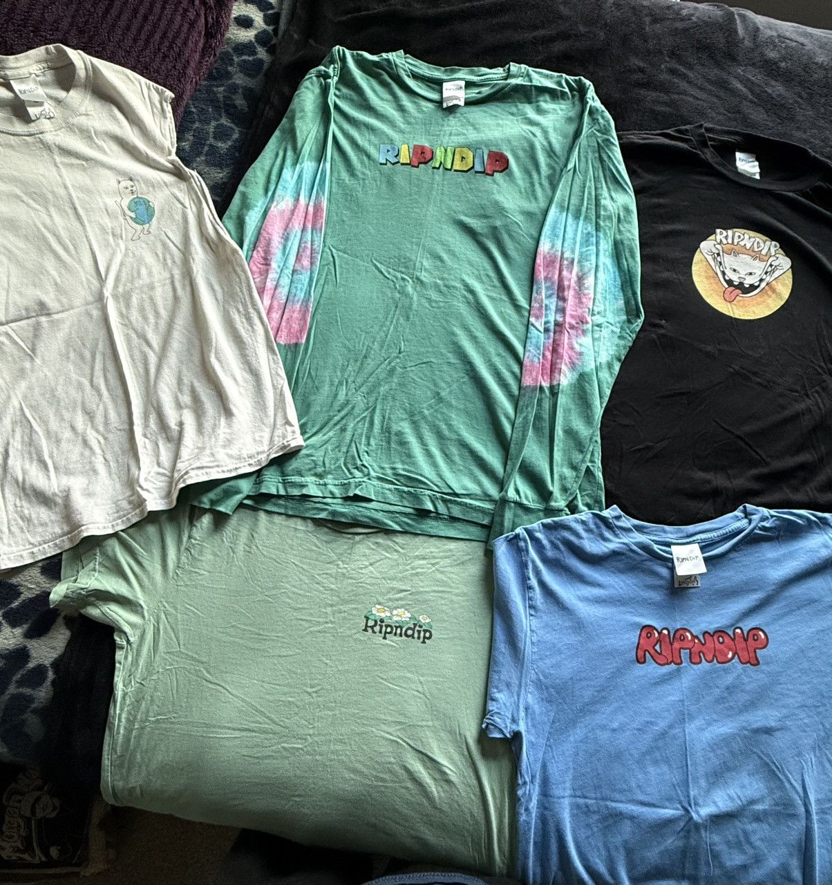 RIPNDIP RIPNDIP Graphic Bundle (5 Pieces) Tees + Long Sleeve Size US M / EU 48-50 / 2 - 1 Thumbnail