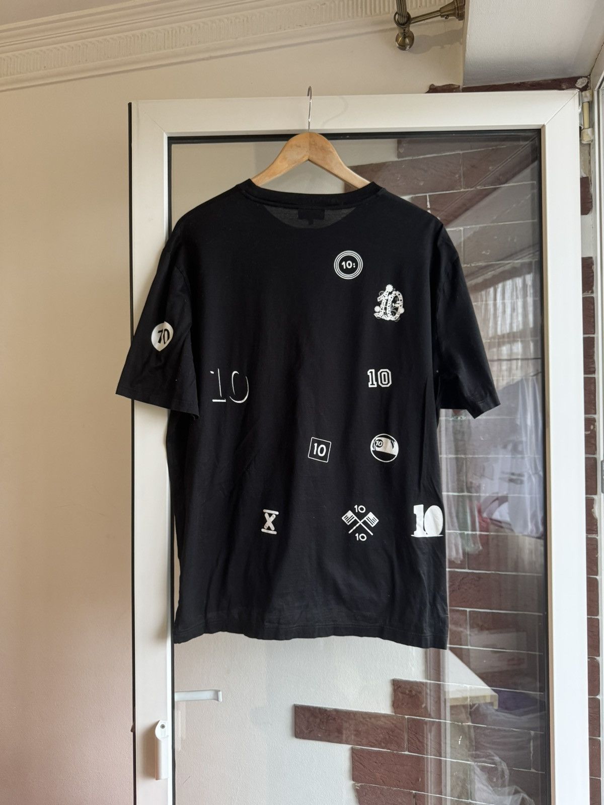 Lanvin Rare Lancin multi logo tee Size US L / EU 52-54 / 3 - 8 Thumbnail