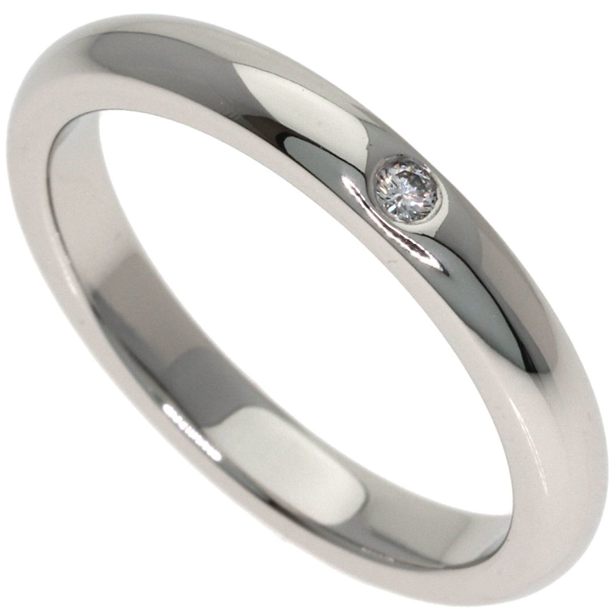 Tiffany & Co. Tiffany & Co. Stacking Band 1P Diamond Ring, Platinum PT950, Women's Ring. Size ONE SIZE - 1 Thumbnail