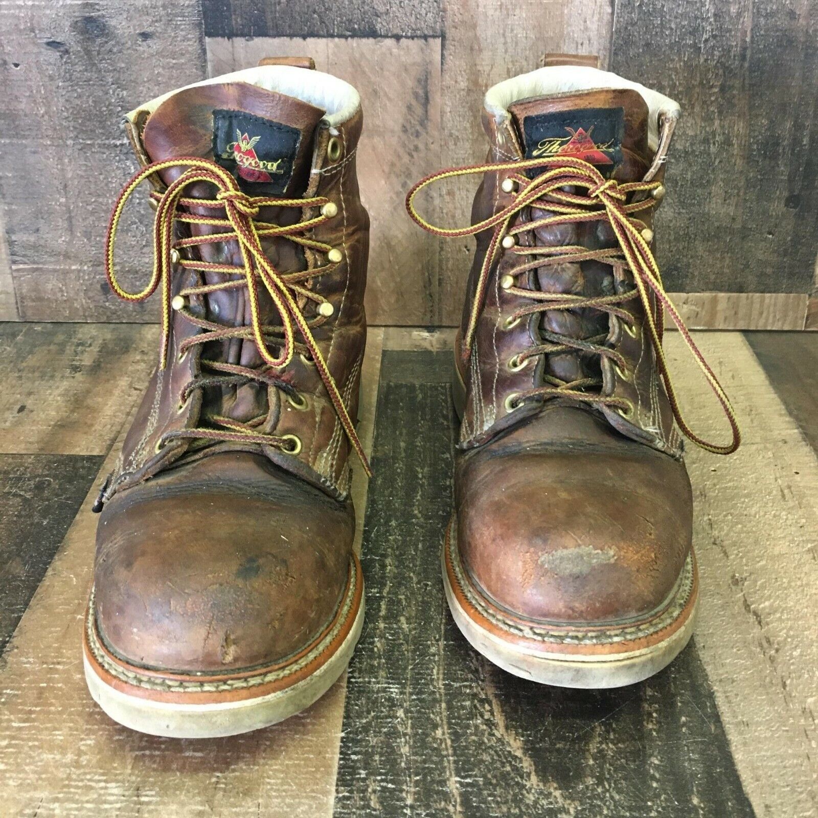 Thorogood Thorogood 804-4374 Steel Round Toe Work Boots Mens 8 D Size US 8 / EU 41 - 6 Thumbnail