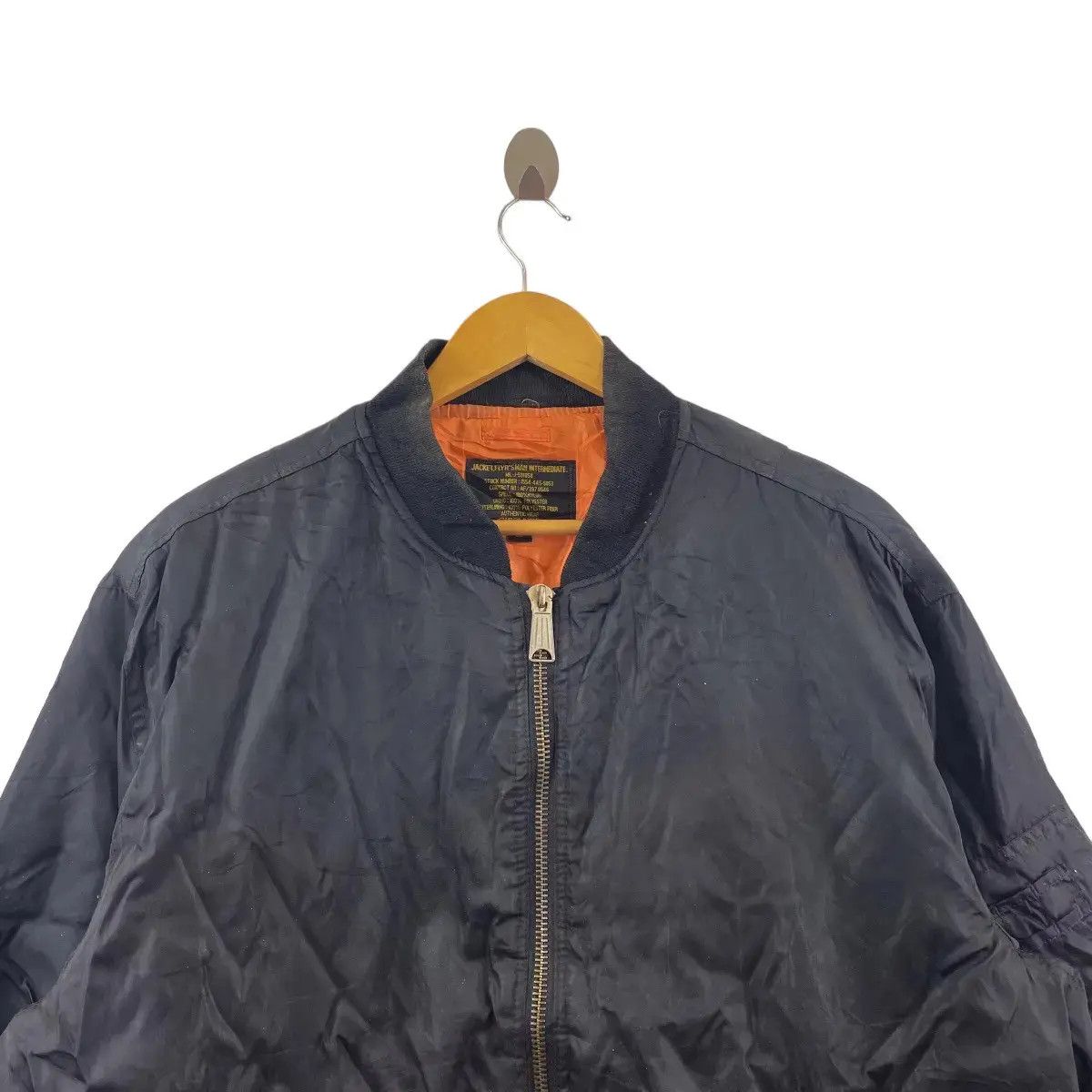 Other IT PLAIN MILITARY MA-1 Intermediate Reversible Jacket Size US XL / EU 56 / 4 - 2 Thumbnail