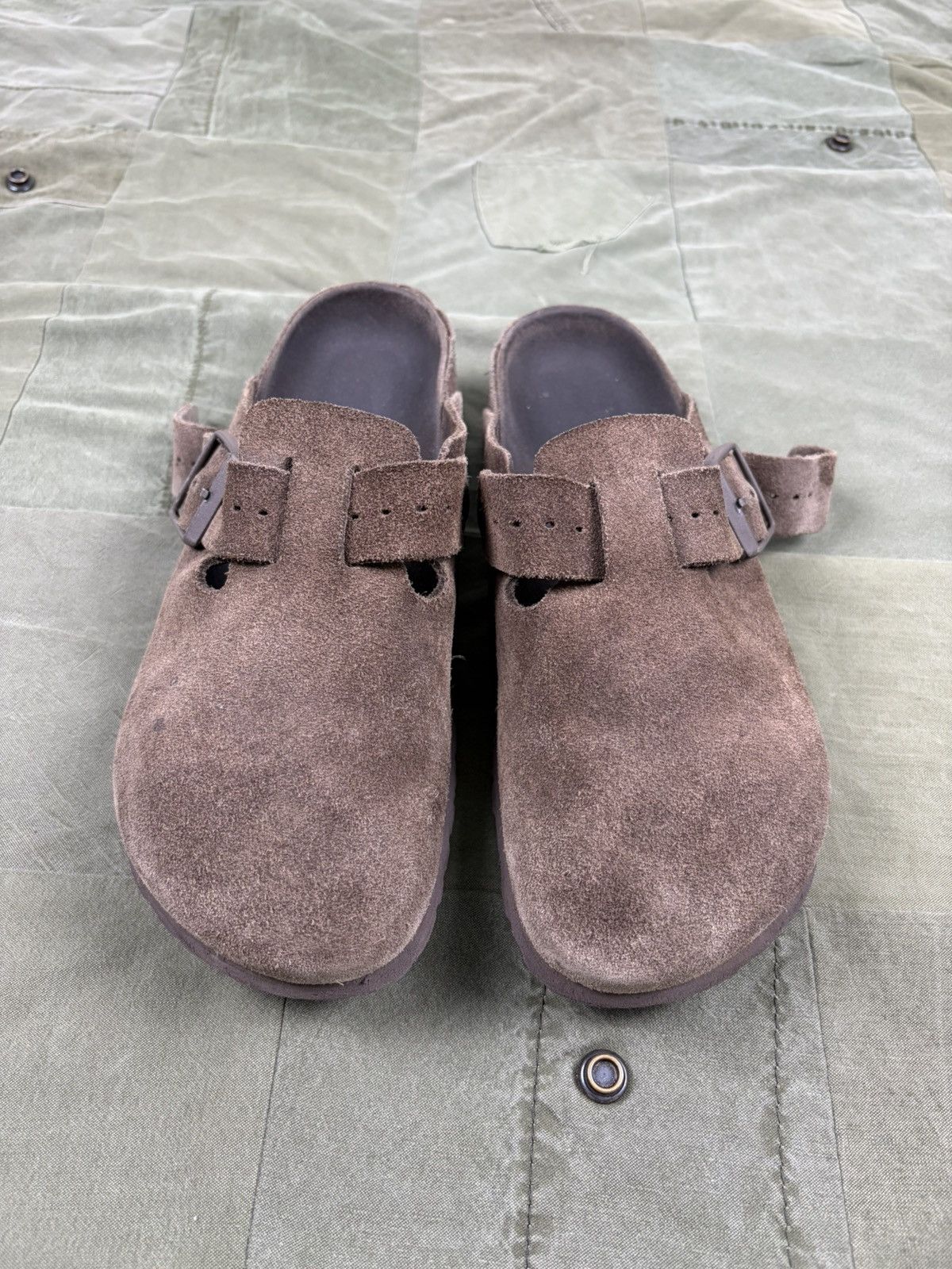 Birkenstock × Rick Owens Clog Suede Shoes Size US 8 / EU 41 - 1 Thumbnail