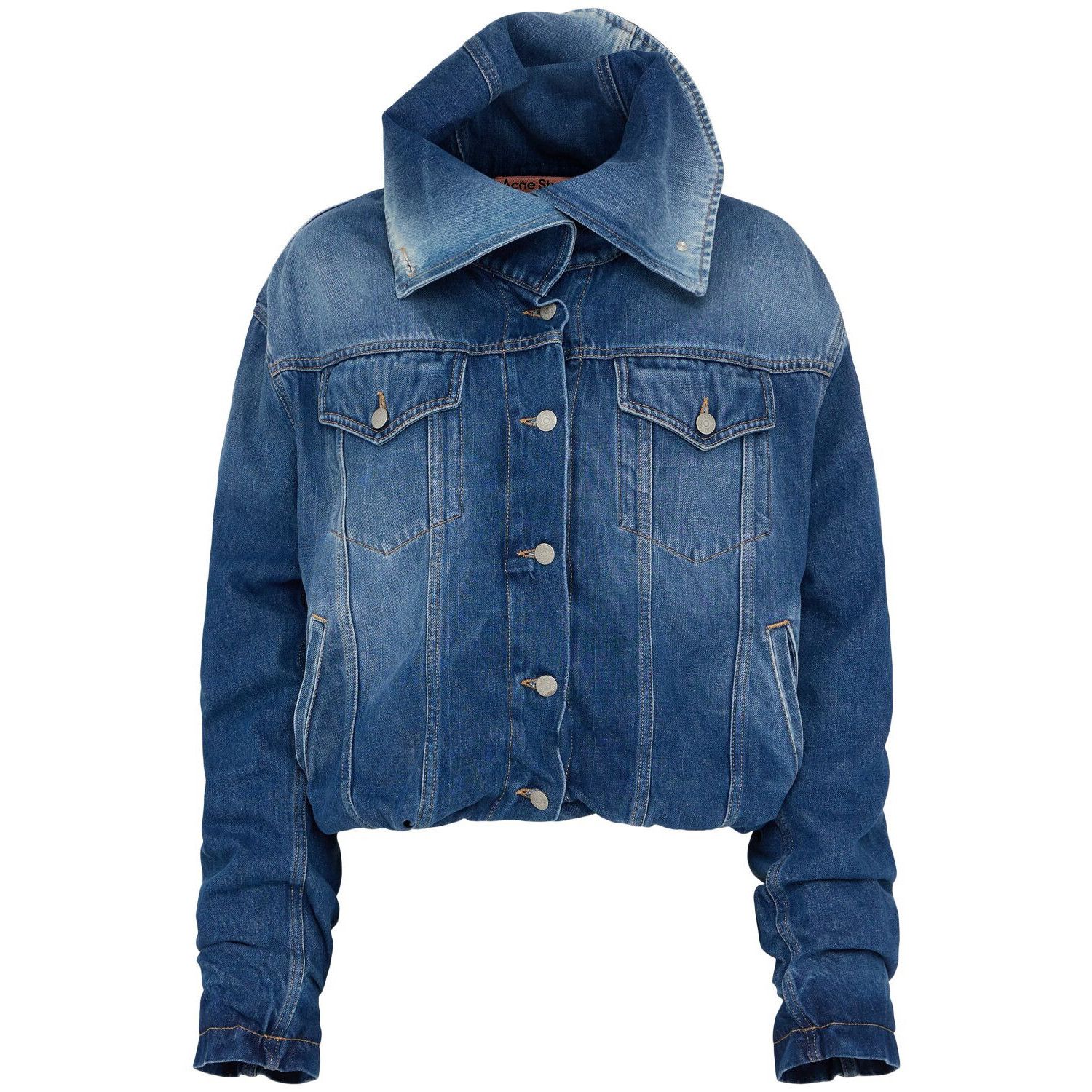 Acne Studios ACNE STUDIOS Blue Denim Jacket New & Authentic (Women's size Size ONE SIZE - 1 Thumbnail
