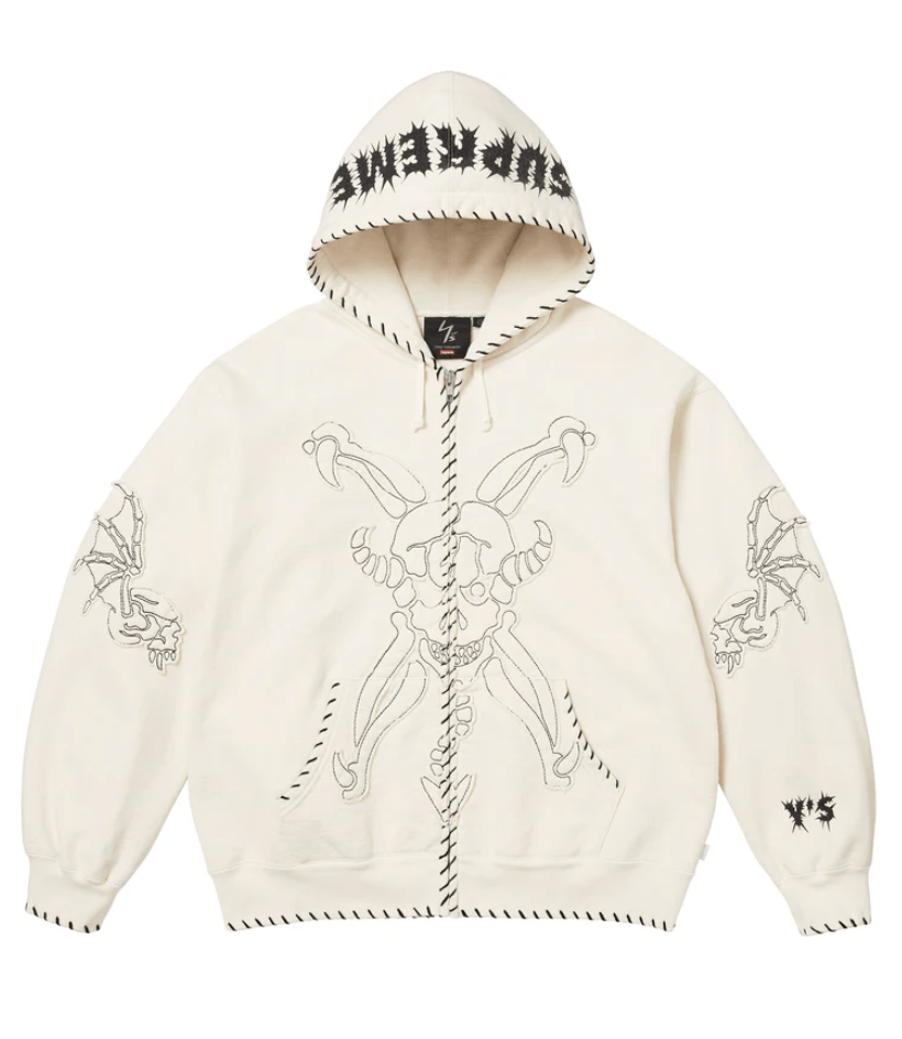 Supreme Supreme Hooded Zip Up Thermal Leopard Size Medium