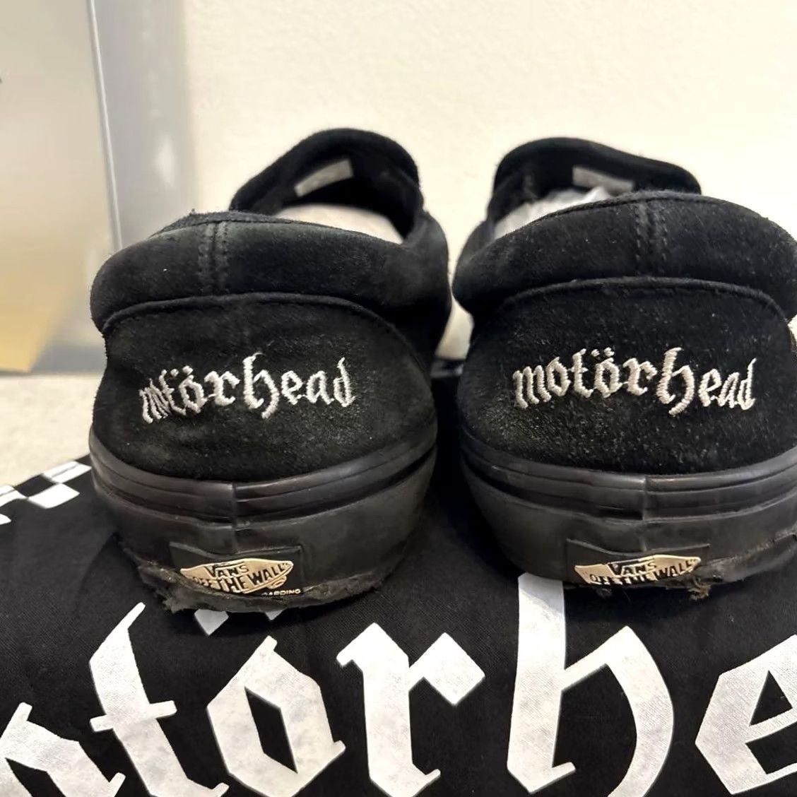 Vans Vans Motorhead Sneakers 10.5US Black Collaboration Collection Original Men Size US 11 / EU 44 - 2 Thumbnail