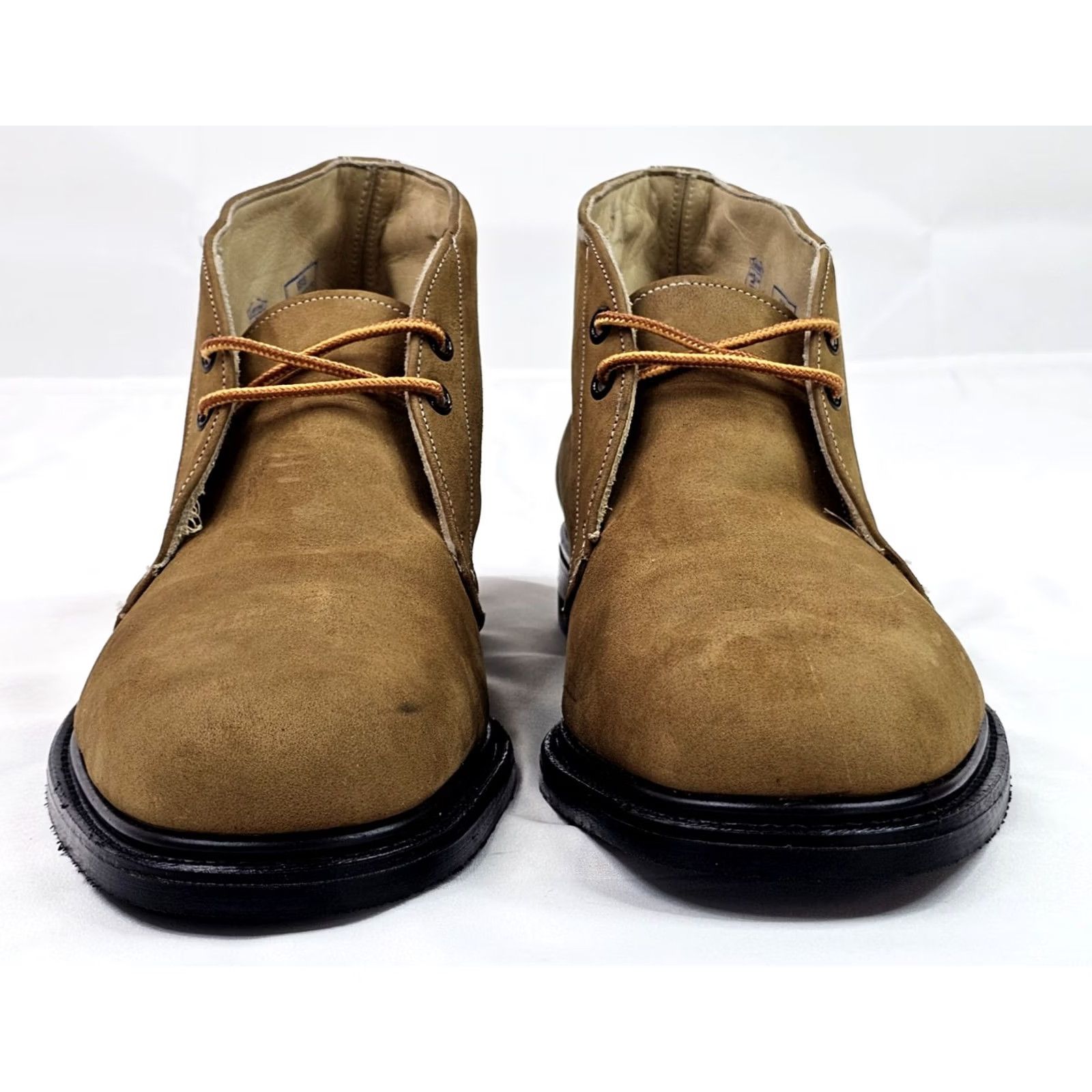Vintage VINTAGE Hy-Test Anchor Plane Mid Top Leather Shoe Men 9.5D Brown Leather Slip On Safety Footwear Casual Mens Size US M / EU 48-50 / 2 - 4 Thumbnail