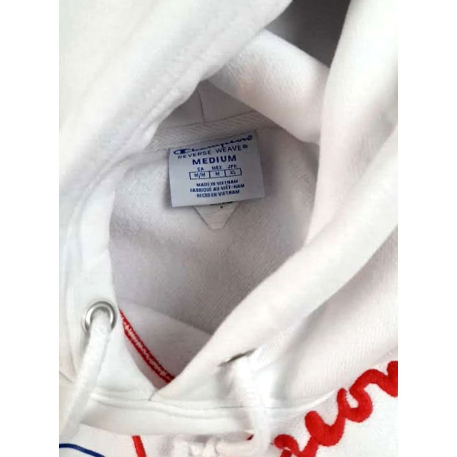Champion Champion Multi-Colors White Medium Reverse Weave Pullover Hooded Sweatshirt Men M Size US M / EU 48-50 / 2 - 3 Thumbnail