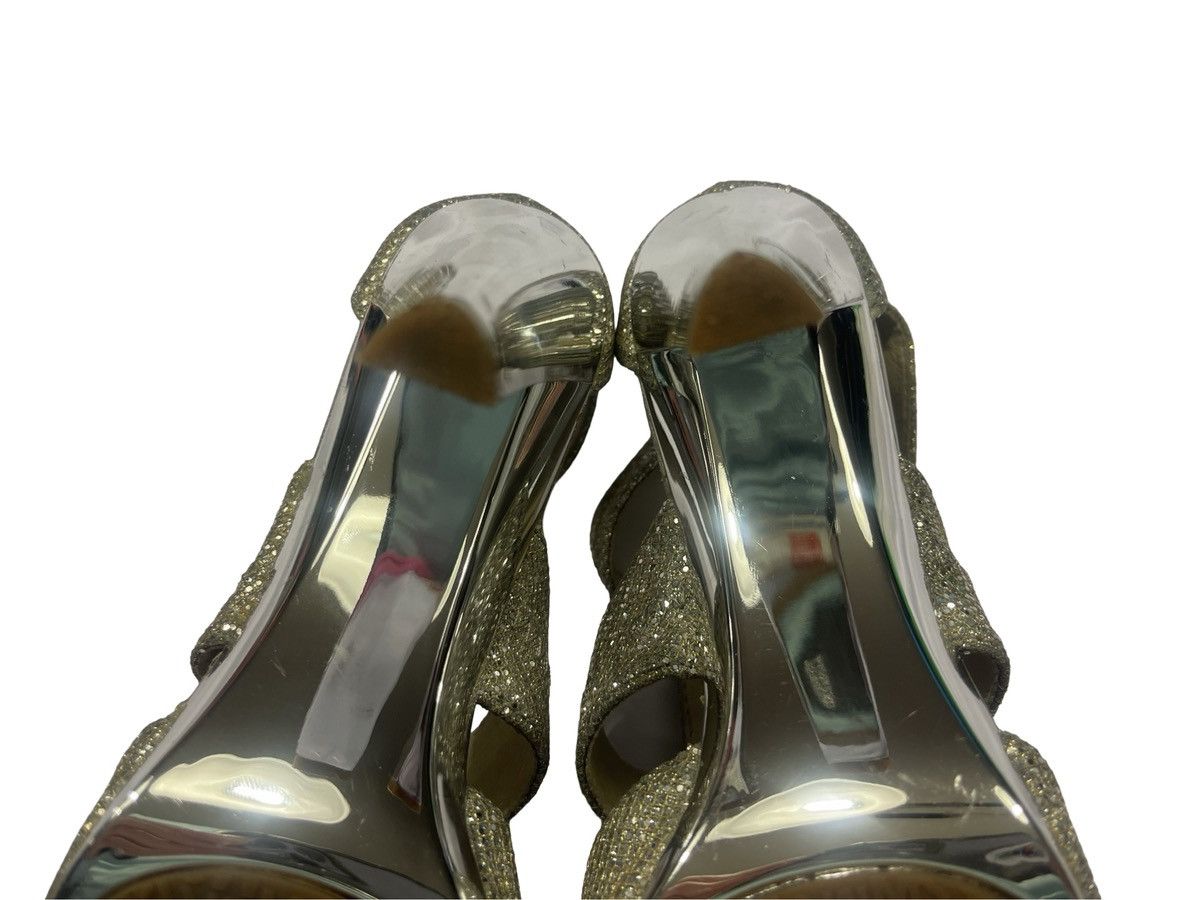 Michael Kors Michael Kors Berkley Sparkly Glitter Front Zip Heels Size 6 Size US 6 / IT 36 - 11 Thumbnail