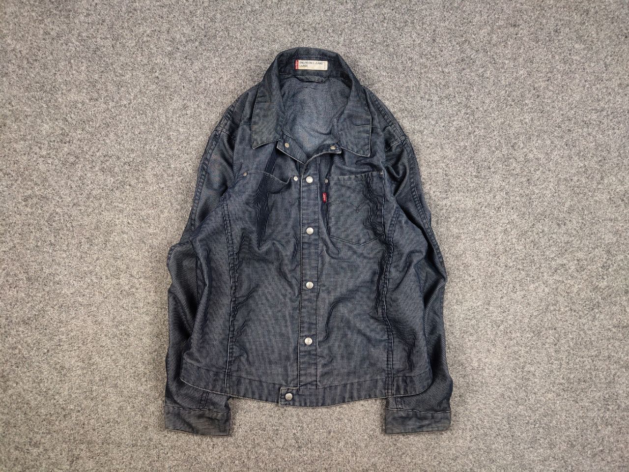 Levi's Vintage 90's levis Engineered Dark Blue Corduroy Jacket Size US L / EU 52-54 / 3 - 1 Thumbnail