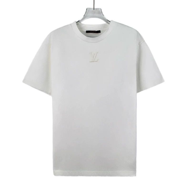Louis Vuitton Louis Vuitton White cotton crewneck T-shirt Size US S / EU 44-46 / 1 - 1 Thumbnail
