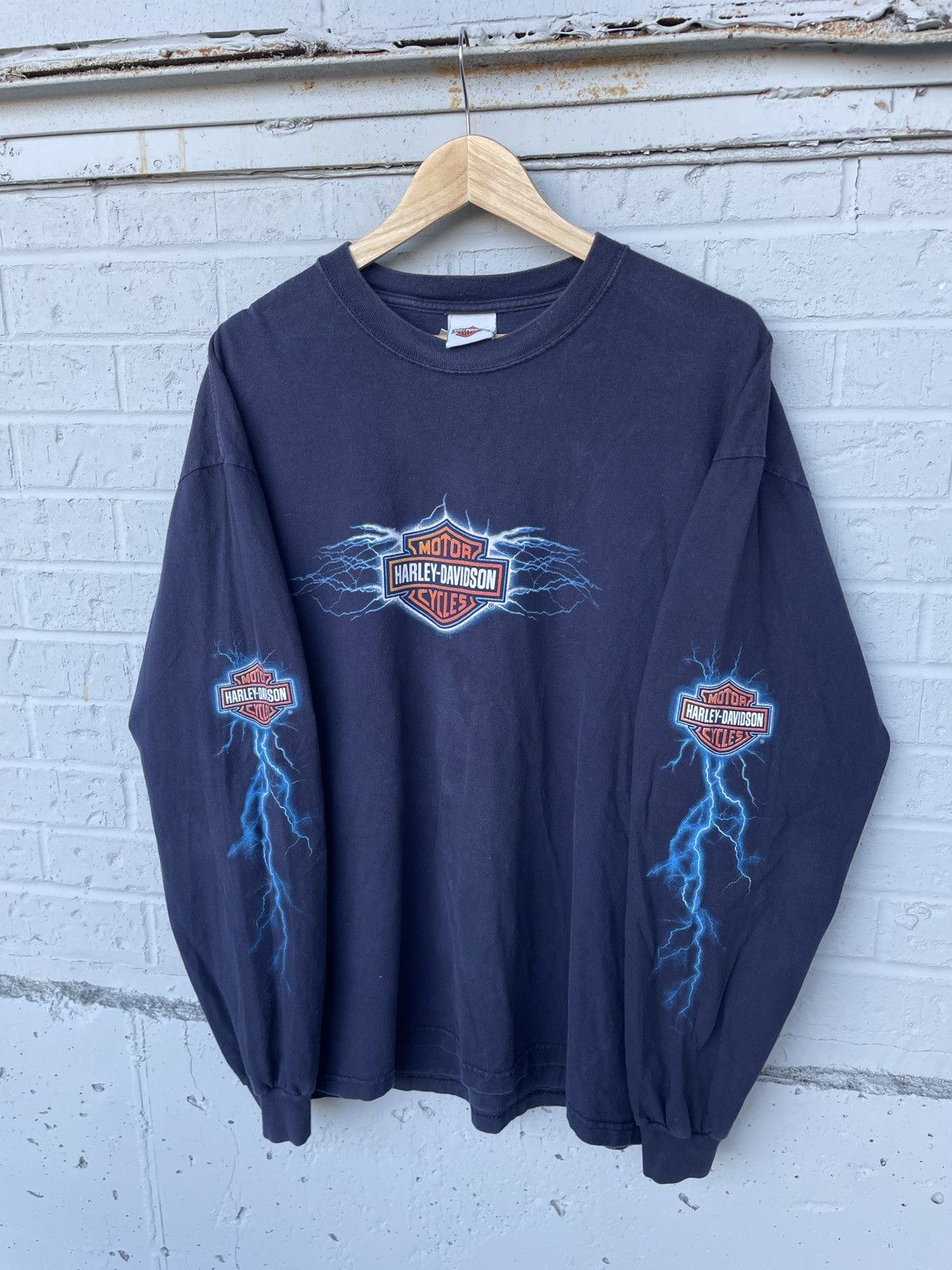 Harley Davidson Harley Davidson Lightning Long Sleeve Size US XL / EU 56 / 4 - 5 Thumbnail