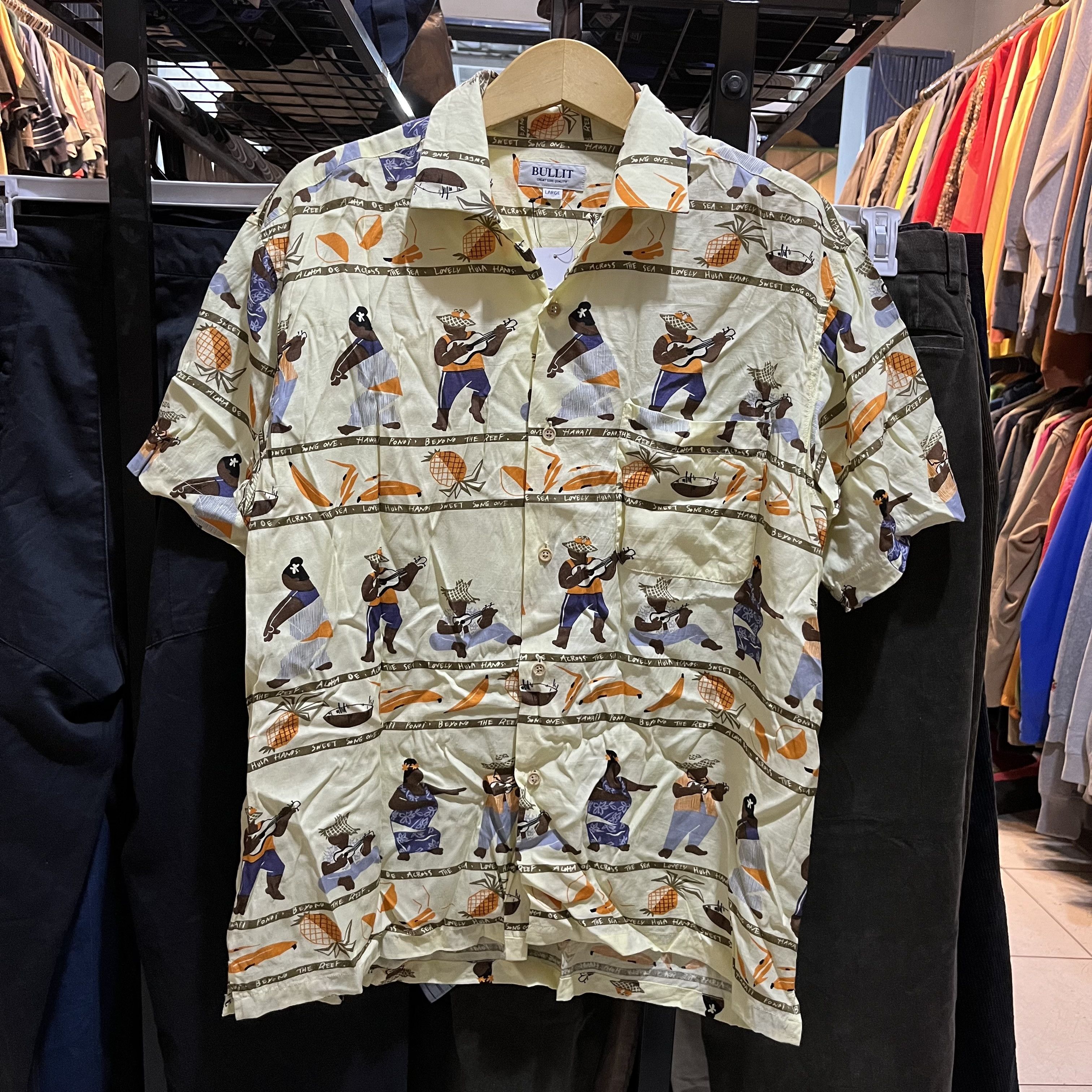 Japanese Brand × Le Grande Bleu (L.G.B.) Built short sleeve hawaiian open collar shirt Size US L / EU 52-54 / 3 - 1 Thumbnail