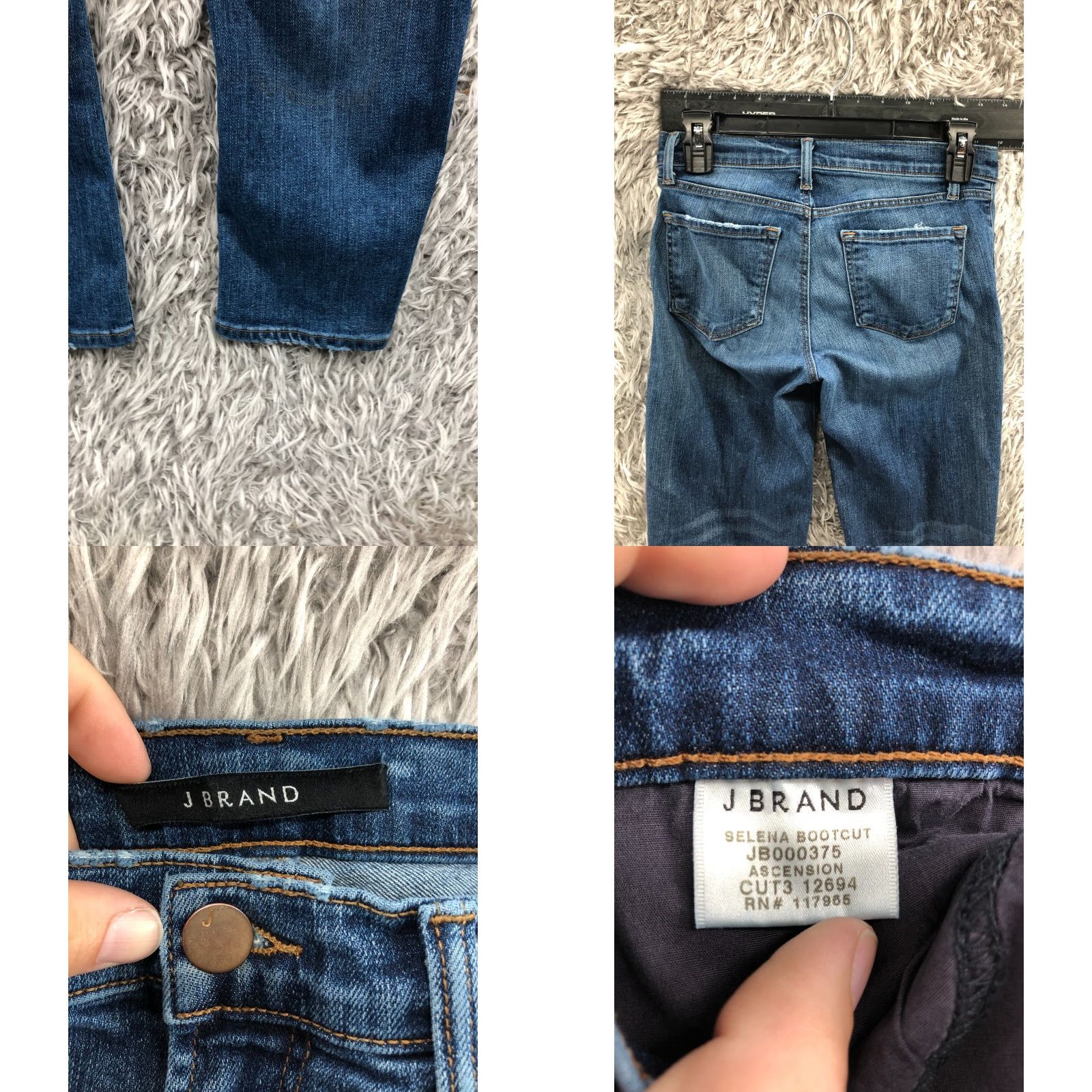 J Brand J Brand Selena Bootcut Jeans Size 26 Womens Medium Wash Blue Size 26" / US 2 / IT 38 - 8 Thumbnail
