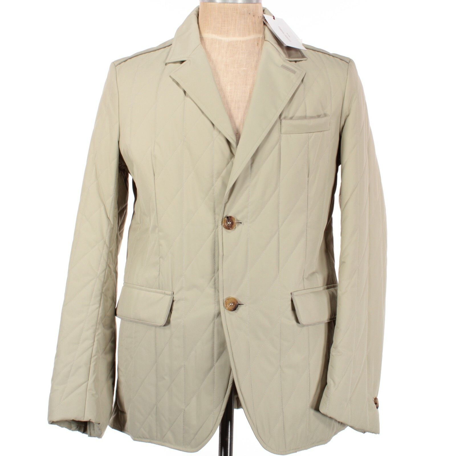 Luciano Barbera Luciano Barbera Jacket Size S US In Beige Polyester Size US S / EU 44-46 / 1 - 1 Thumbnail