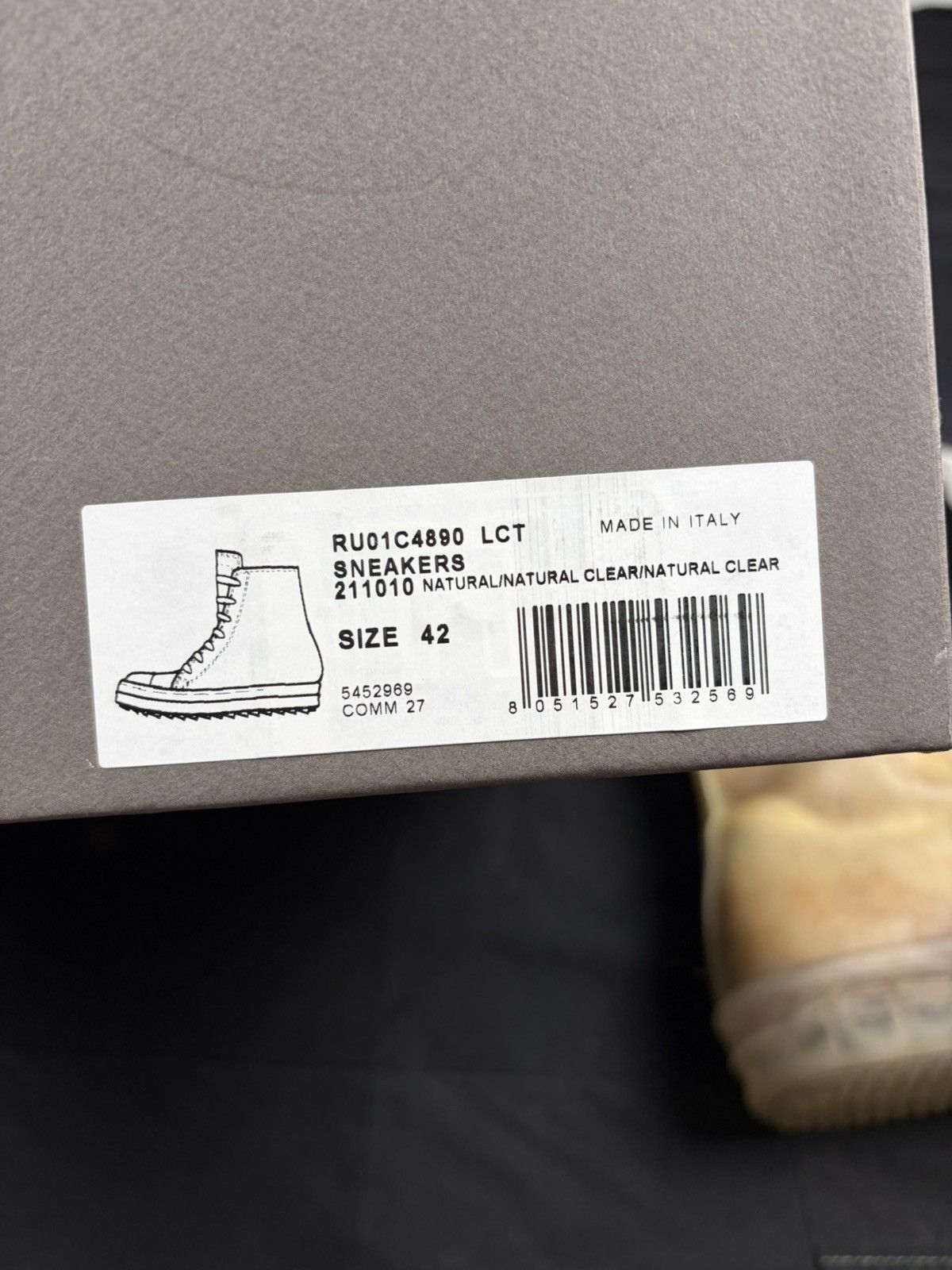 Rick Owens Translucent Leather Ramones Size US 9 / EU 42 - 8 Thumbnail